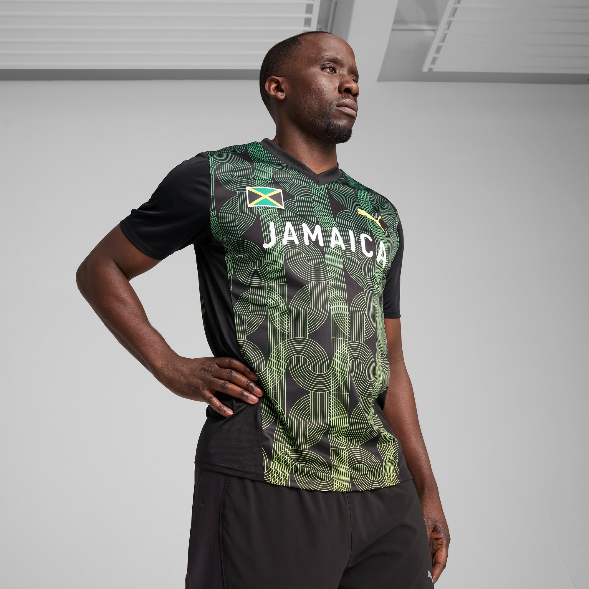 PUMA x JAMAICA Fan Matchwear Jersey Men, PUMA Black, large