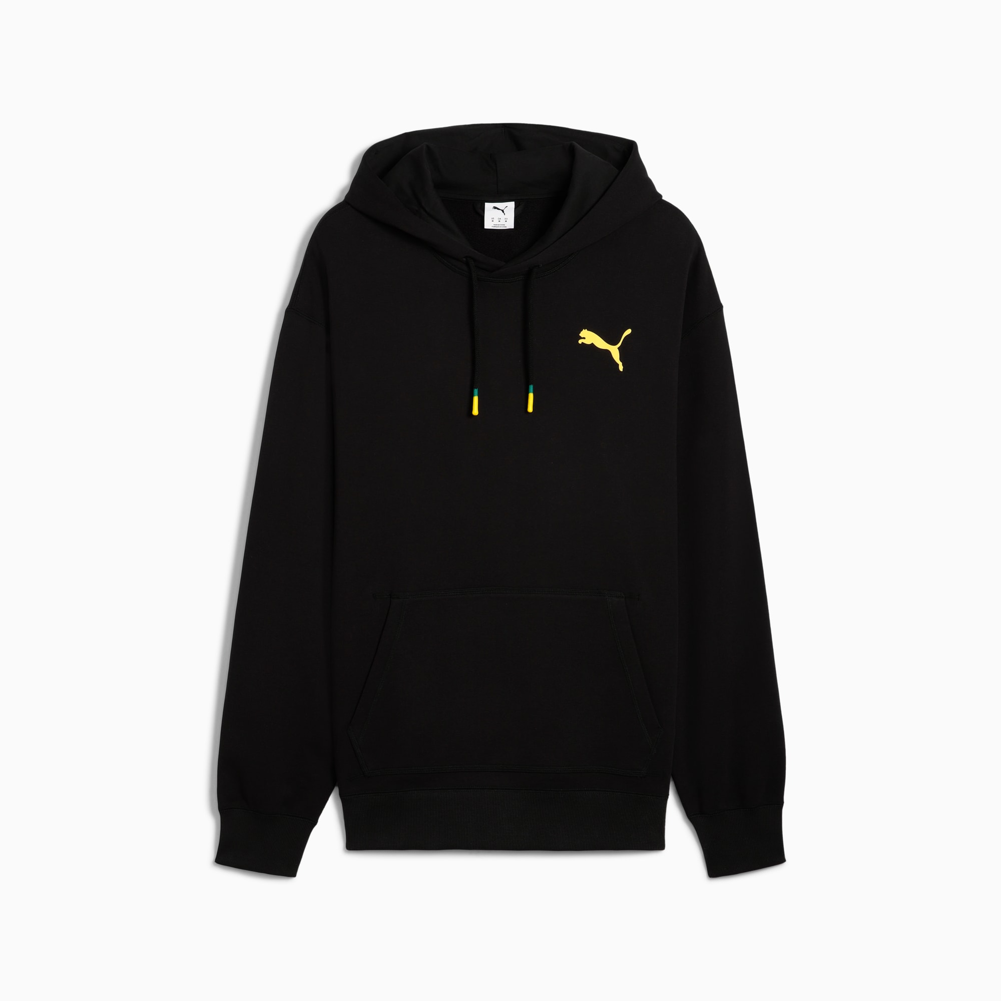 PUMA x JAMAICA Village Wear Hooded Sweat Unisex, PUMA Black-JAM, large