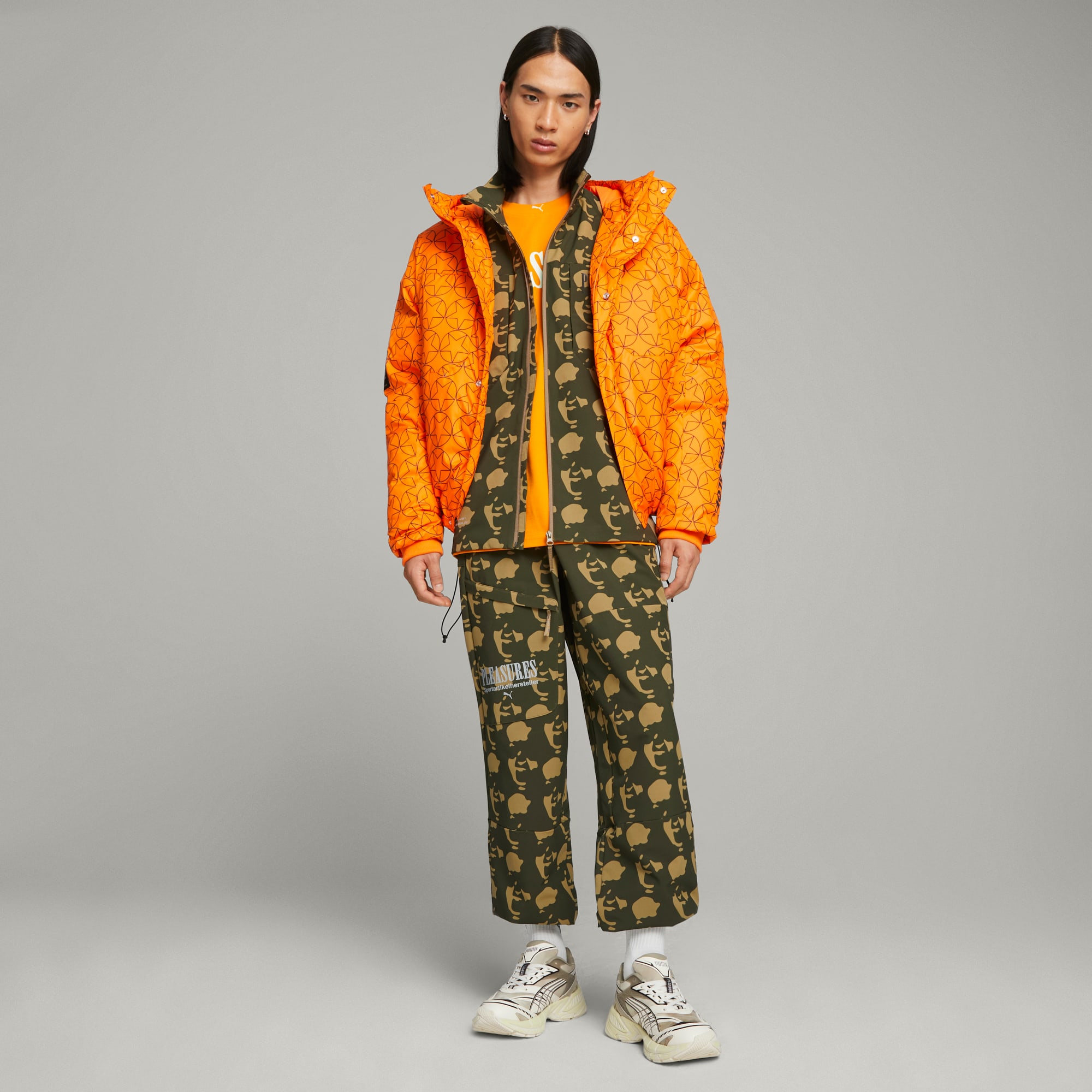 Doudoune store puma orange
