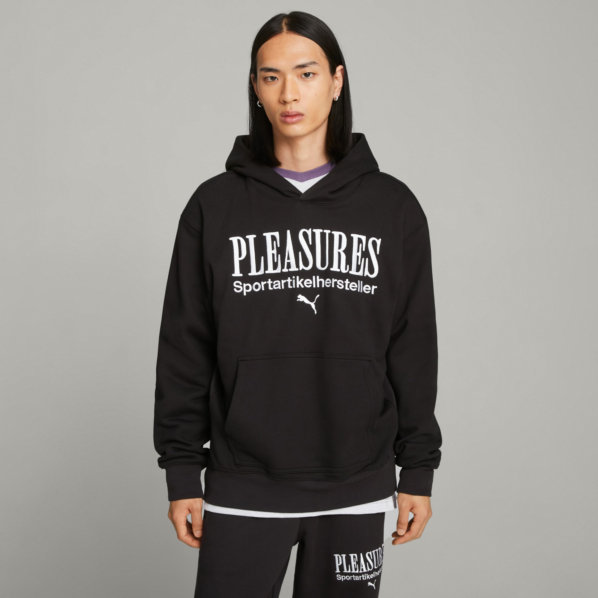 Grey hoodie clearance puma