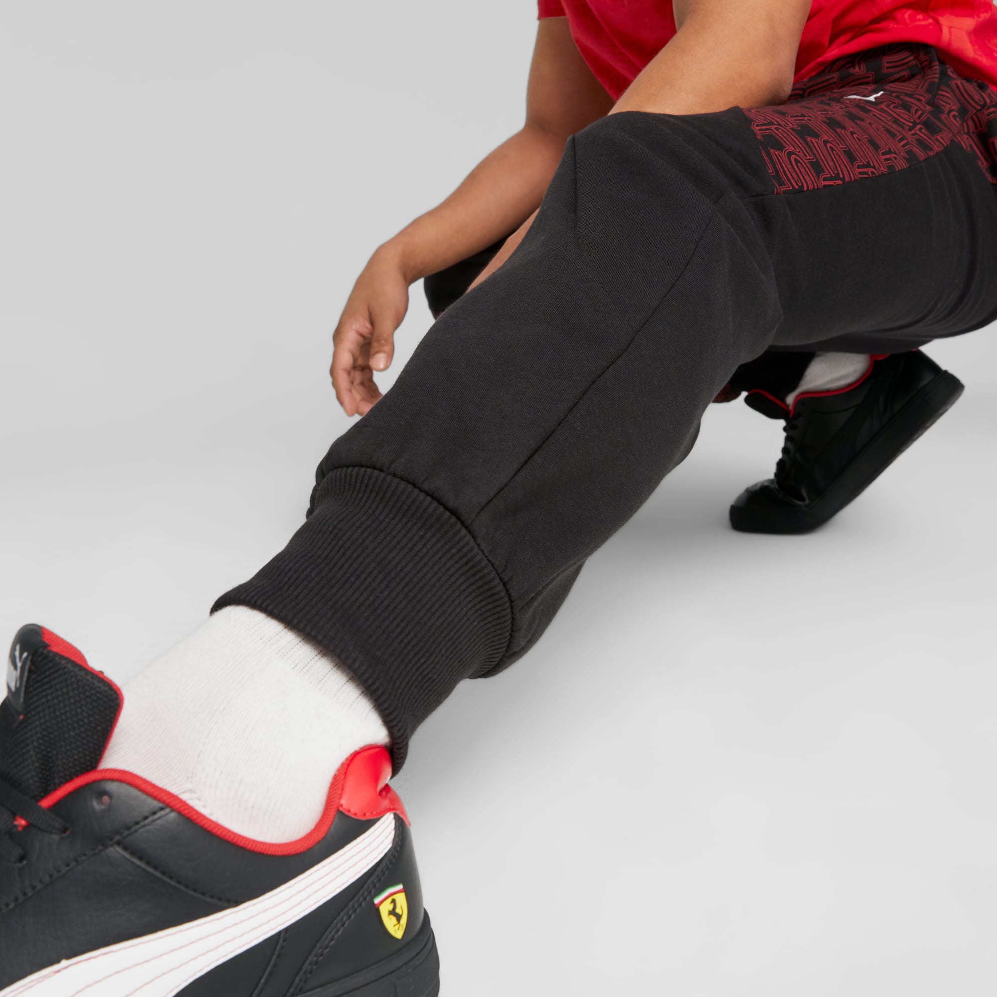 Ferrari Jogger pants in scuba fabric Man