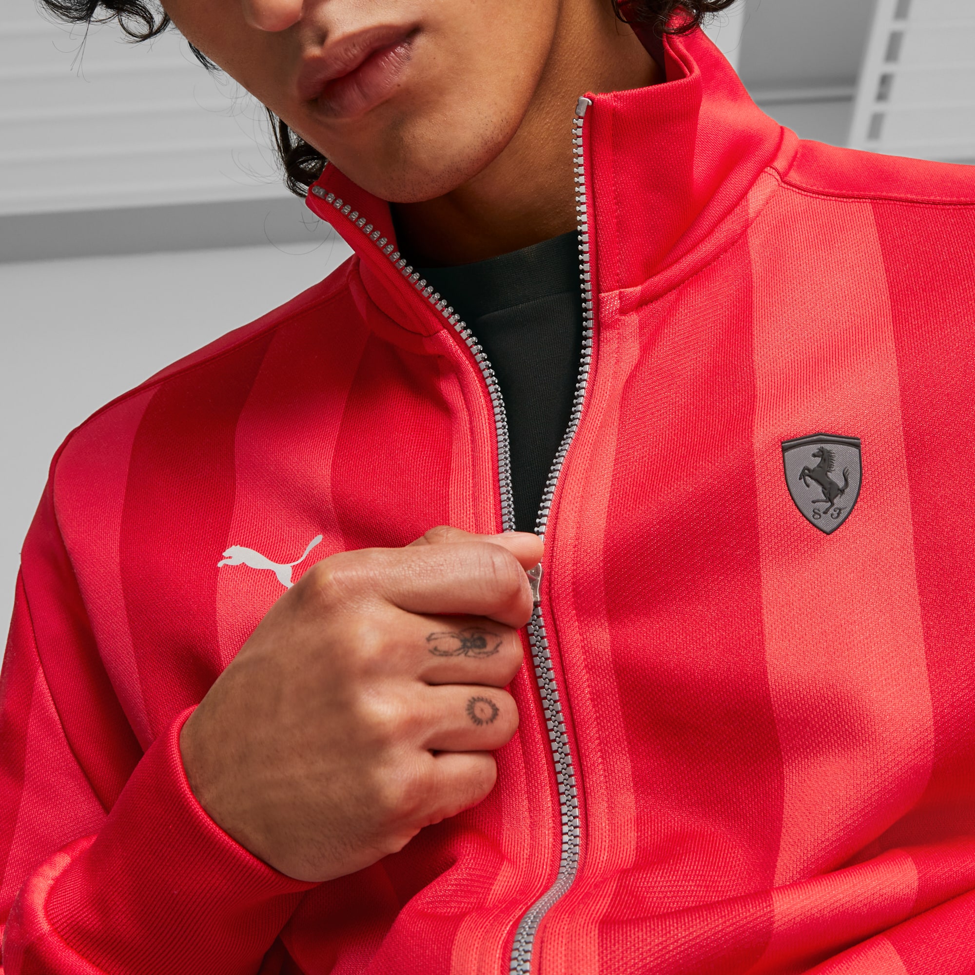 Scuderia Ferrari Style T7 Men's Track Jacket | PUMA