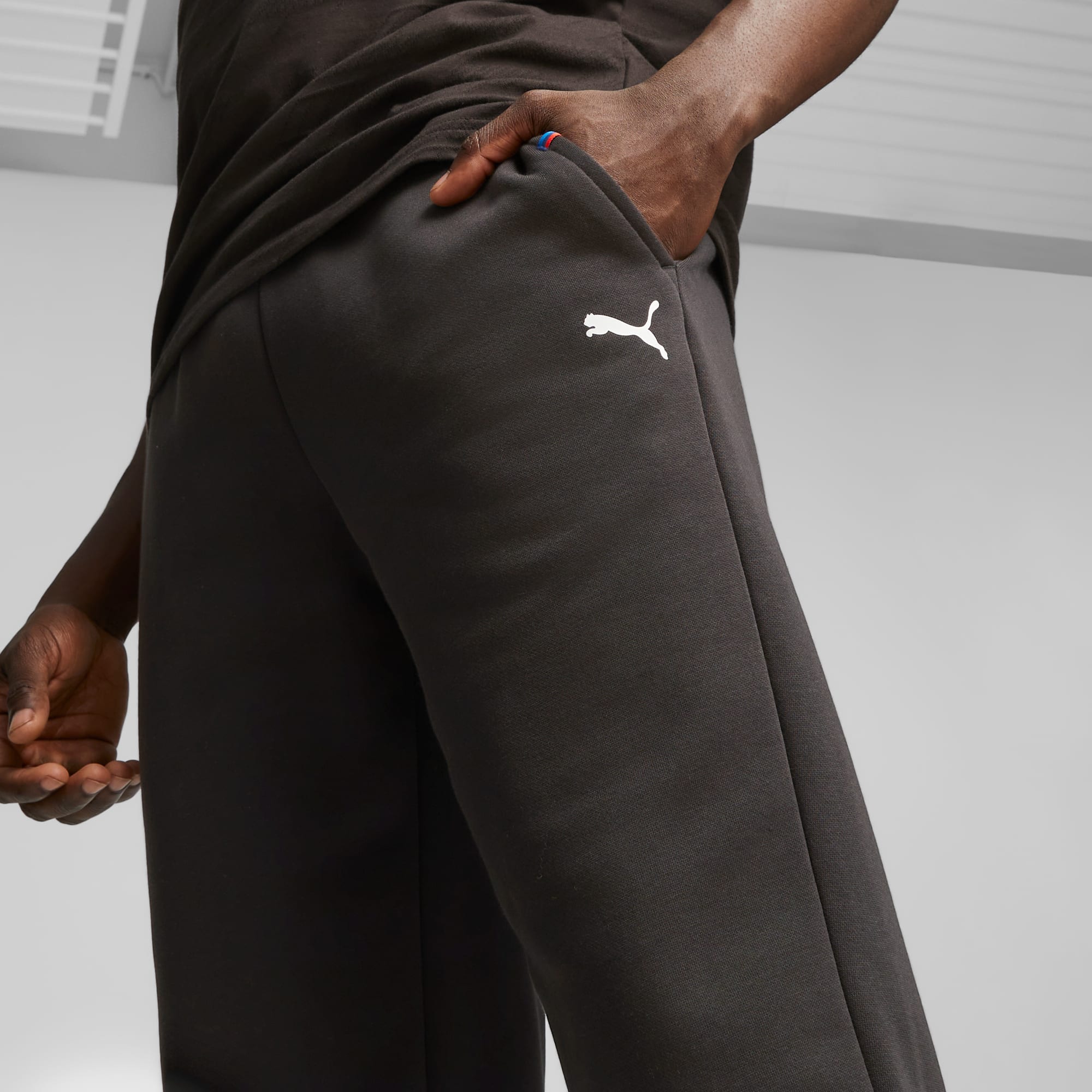 PUMA Fleece Pants in Black for Men