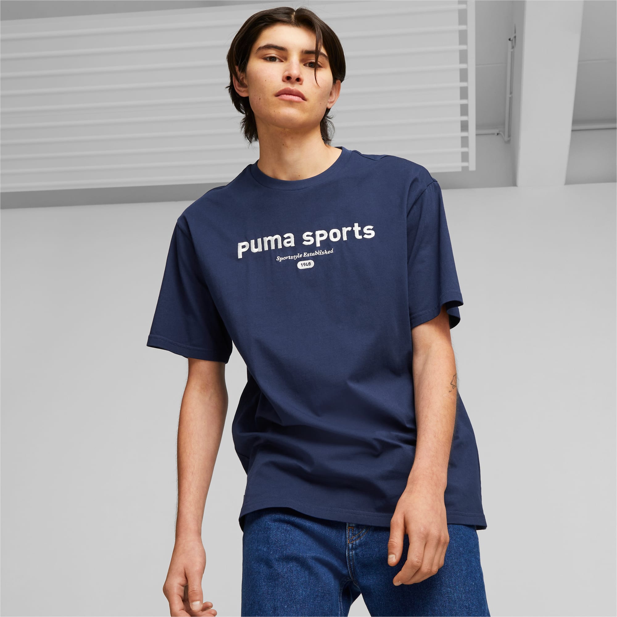 PUMA TEAM Men s Tee Persian Blue PUMA Shop All Puma PUMA