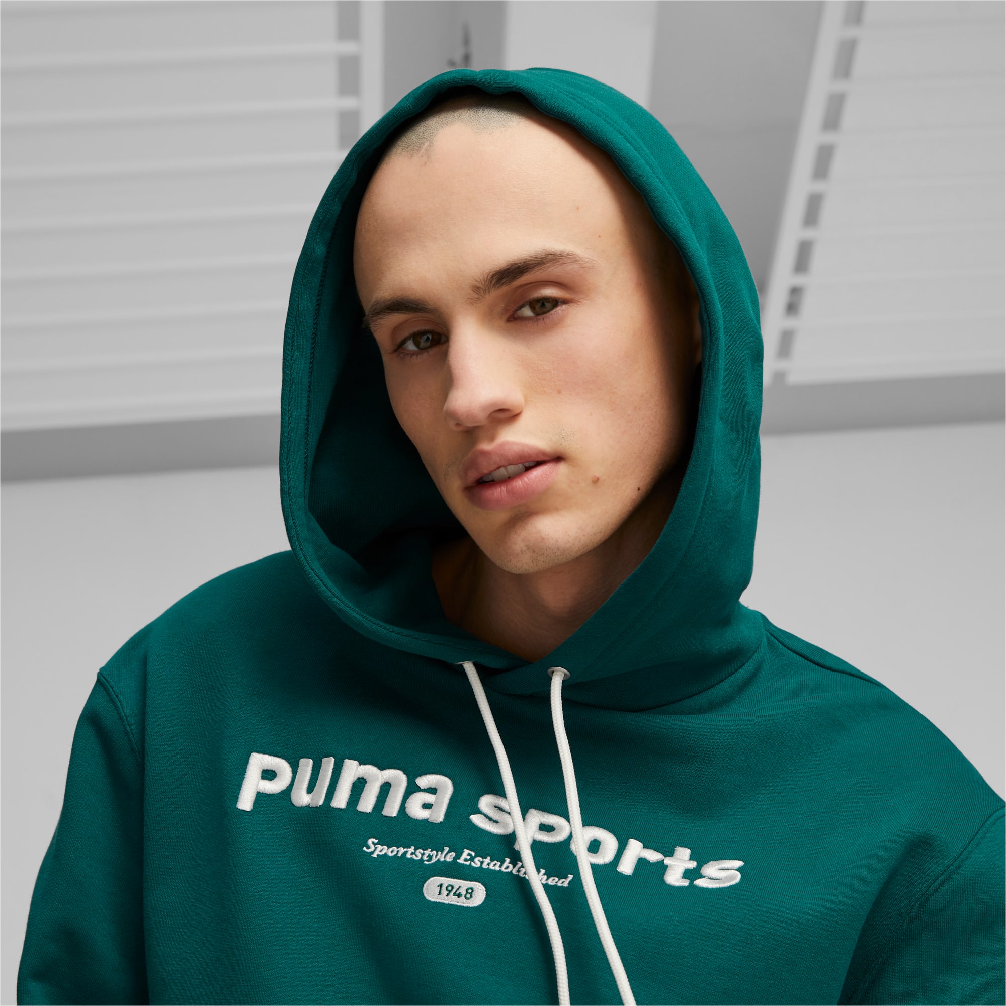 PUMA TEAM Men\'s Hoodie | Malachite | PUMA Shop All Puma | PUMA | Sweatshirts