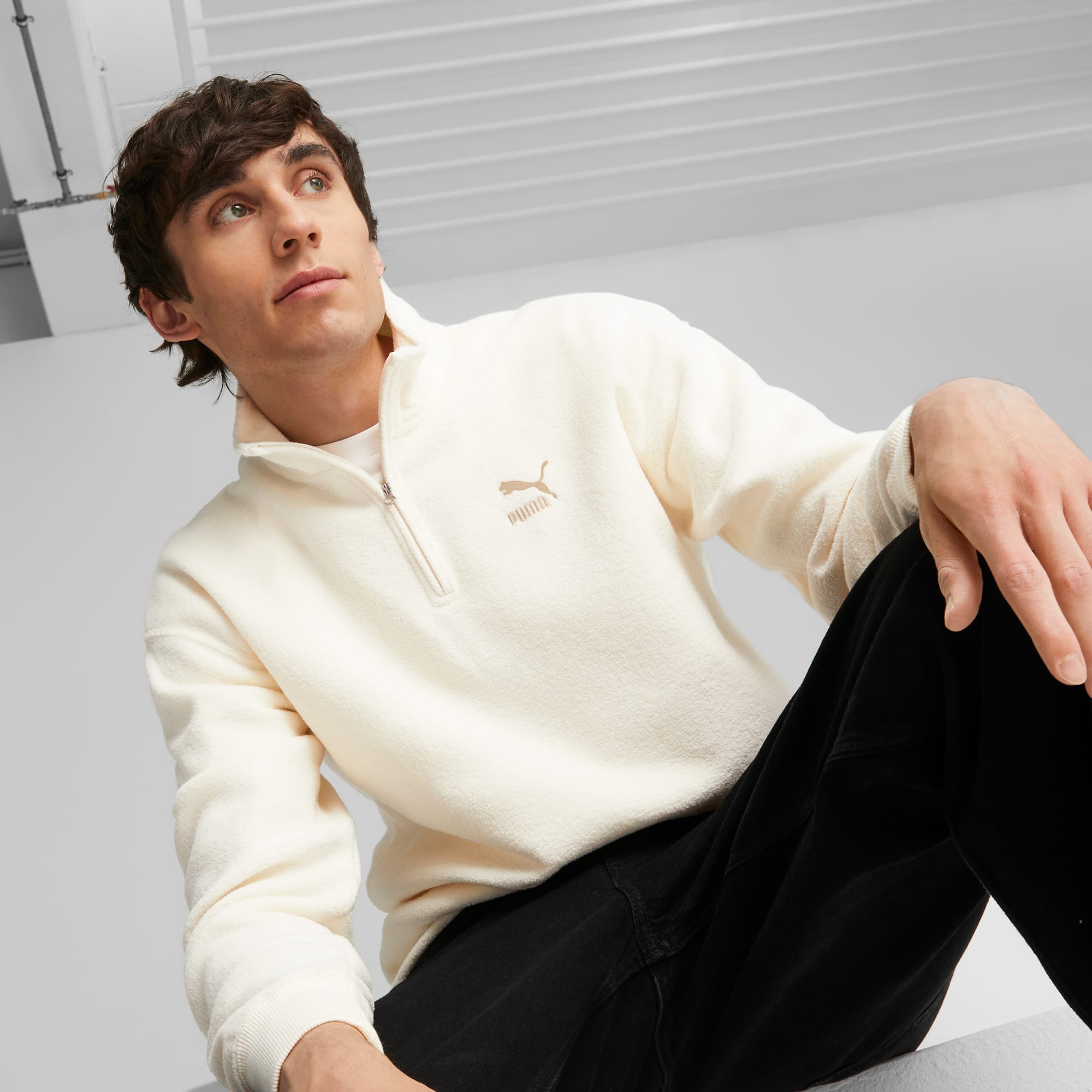 Zip store sweatshirt mens