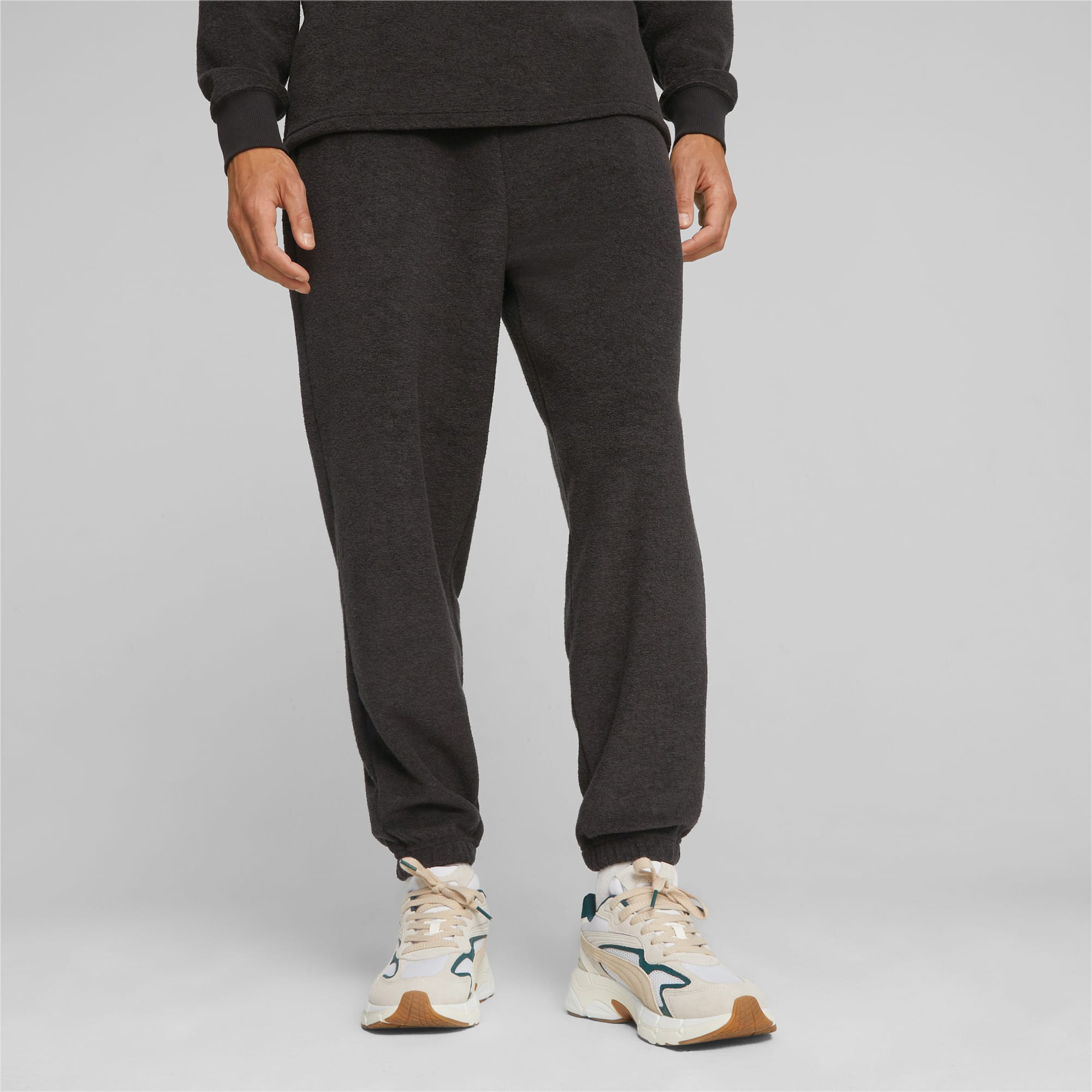 CLASSICS Men's Fleece Sweatpants, PUMA Black, PUMA Pants