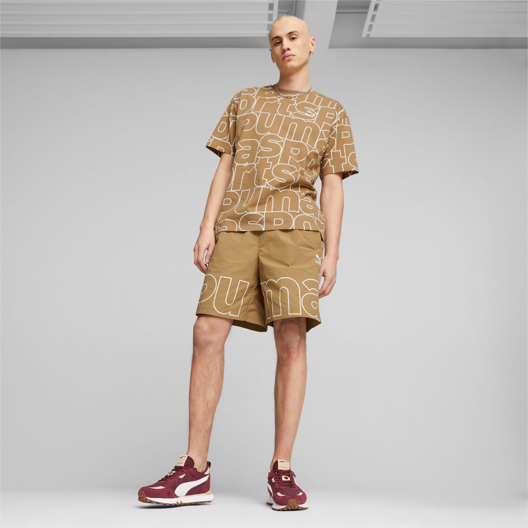 PUMA TEAM Men s Relaxed Shorts Toasted PUMA Shop All Puma PUMA