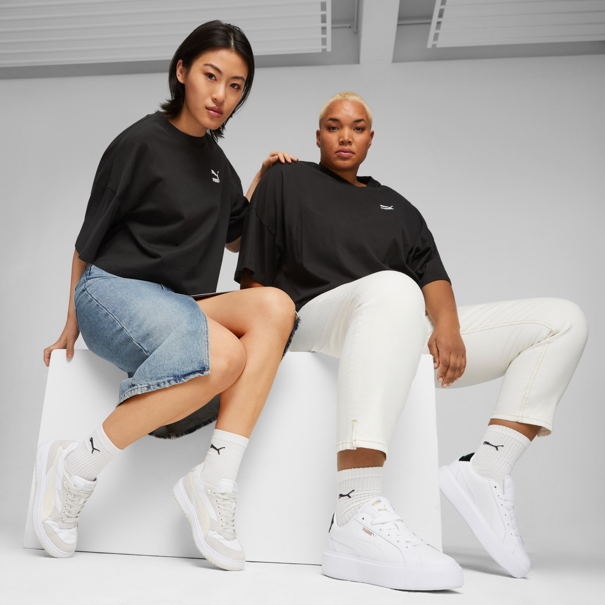 CLASSICS Women's Oversized Tee | PUMA Black | PUMA Shop All Puma | PUMA