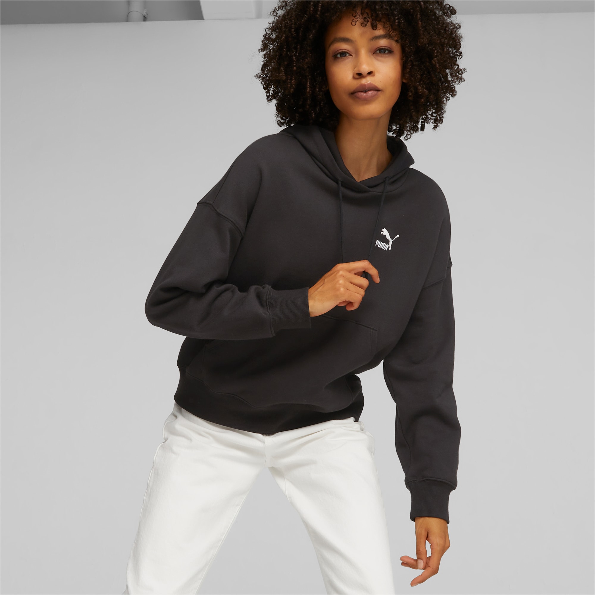 White puma hoodie womens outlet