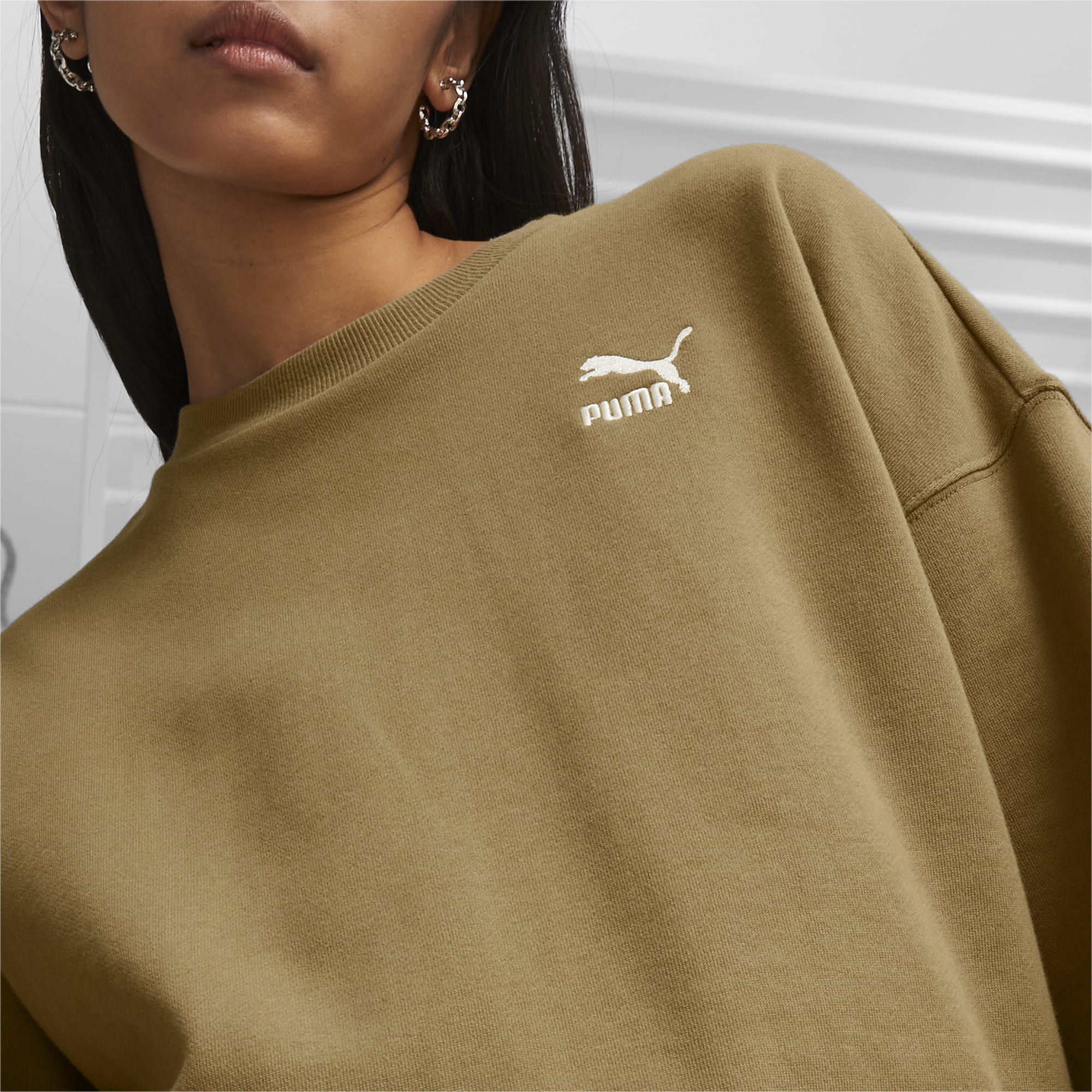 CLASSICS Women s Oversized Sweatshirt PUMA Shoes PUMA