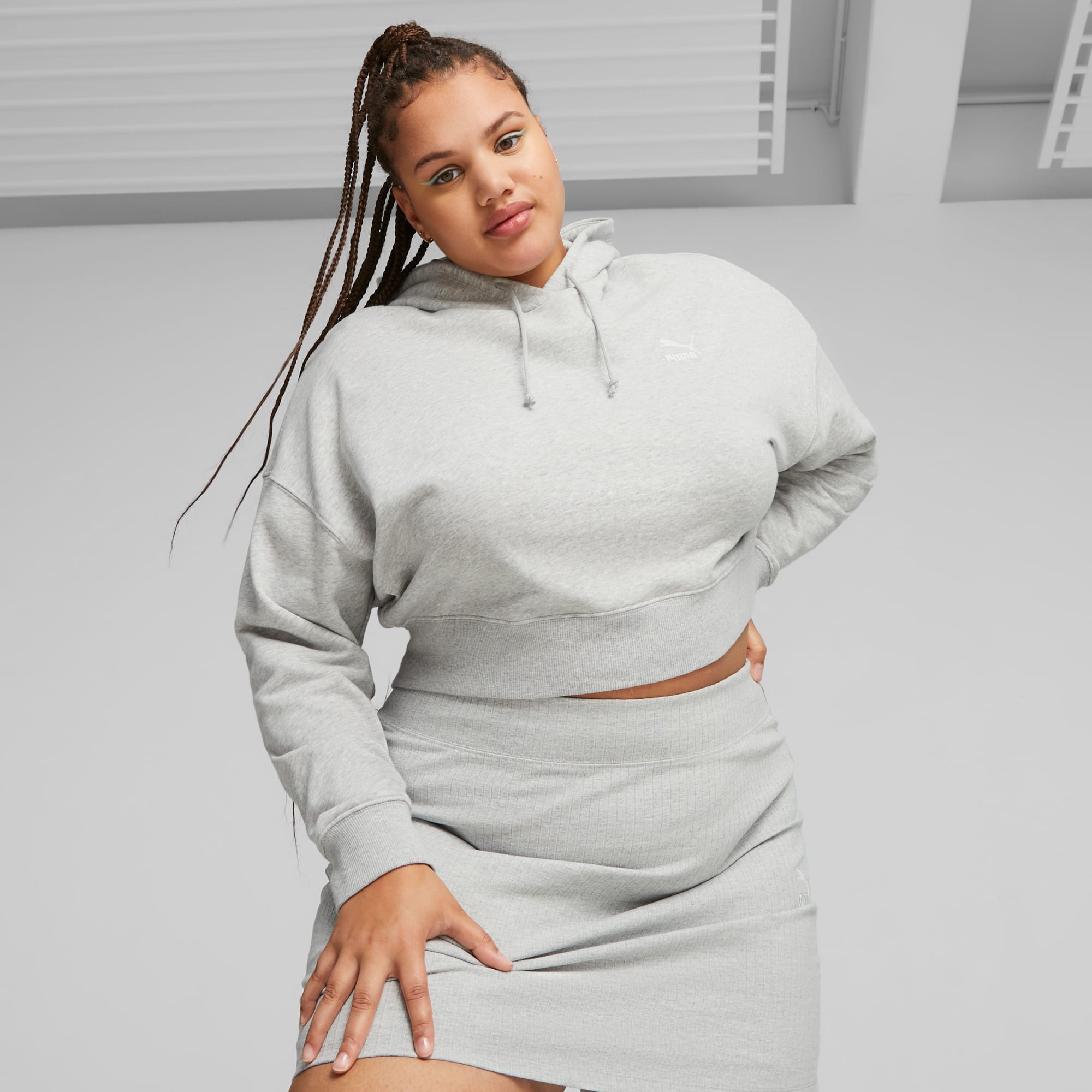Puma grey jumper womens hotsell