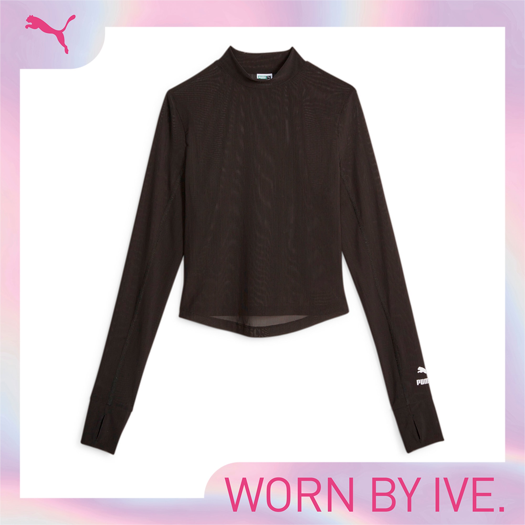Puma long sleeve clearance shirts women's