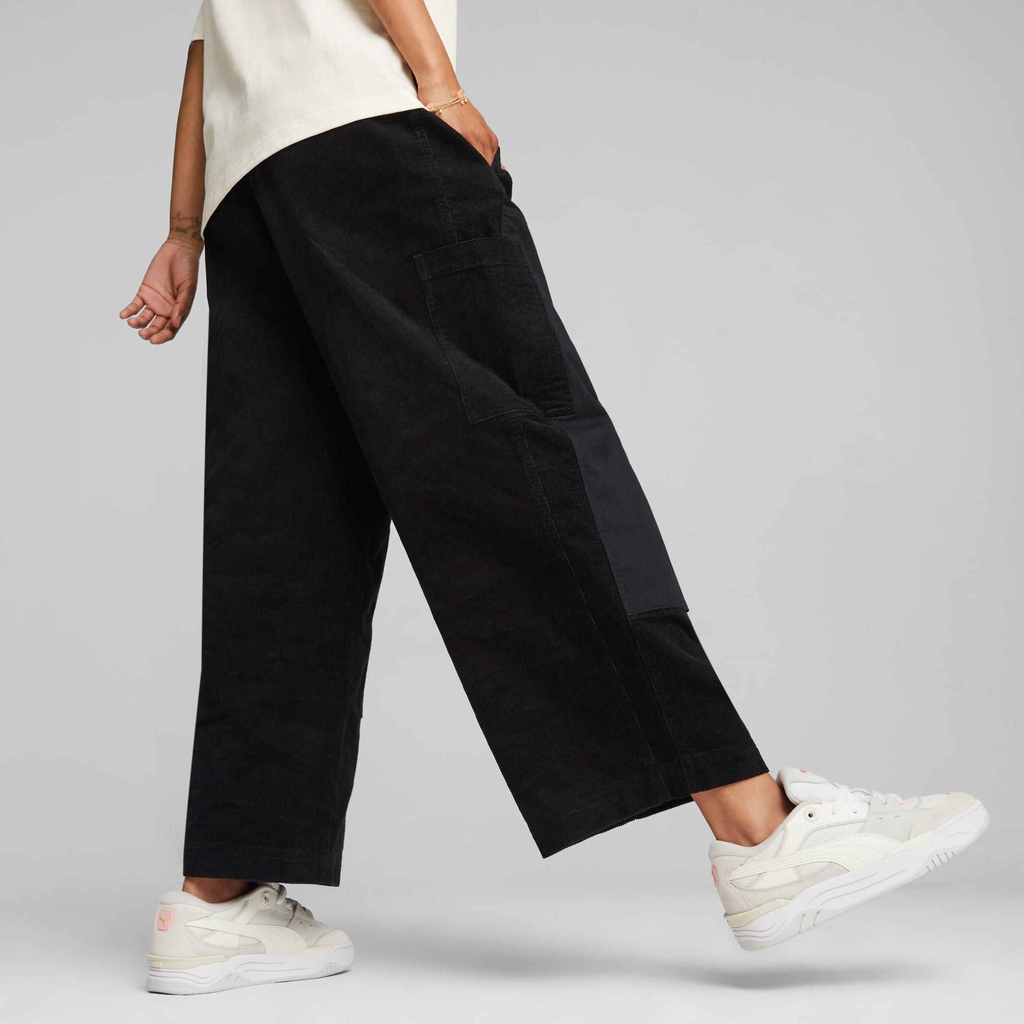 Puma Downtown Corduroy Pants Black