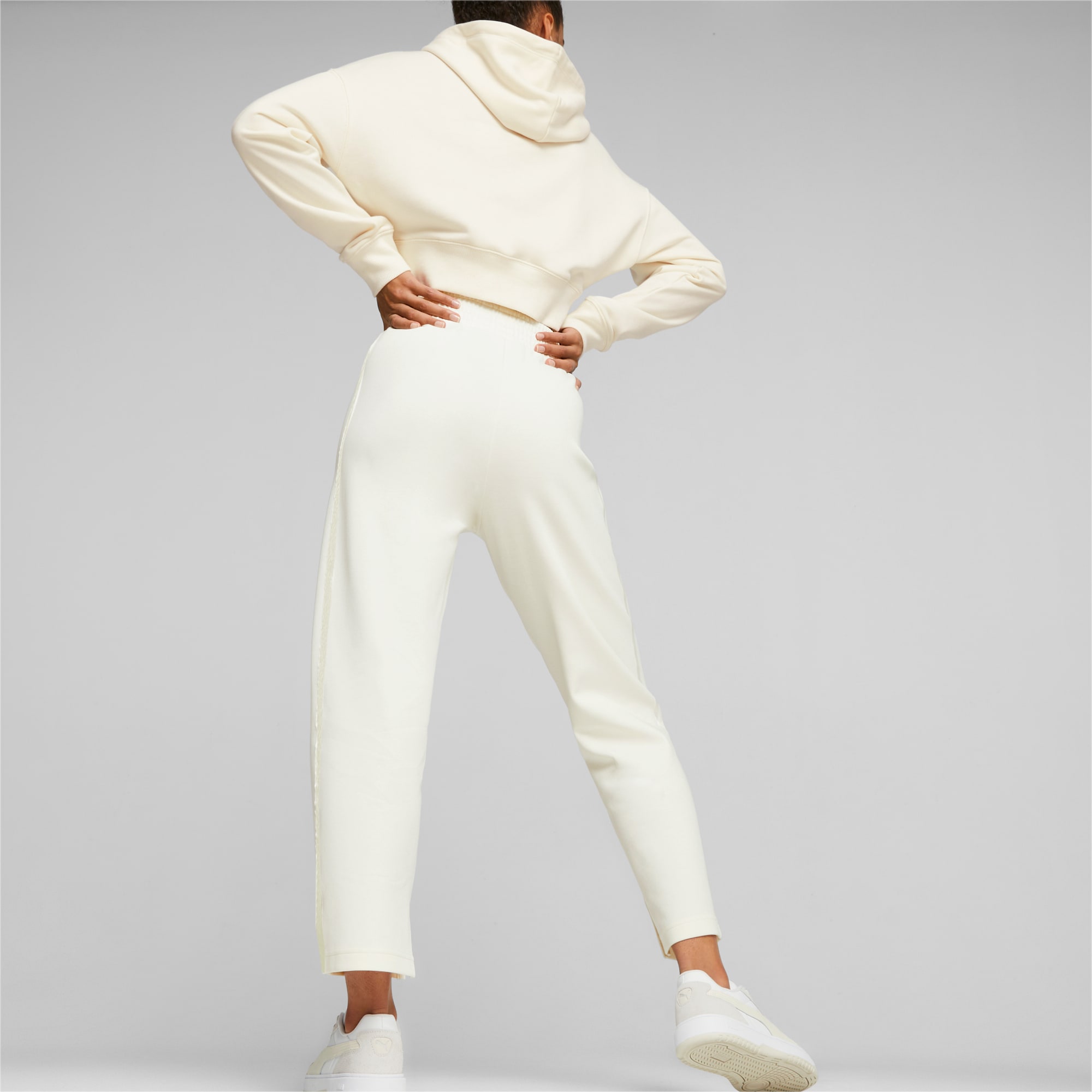 Metietila Women's High Waist White Jeans Straight Leg Jeans