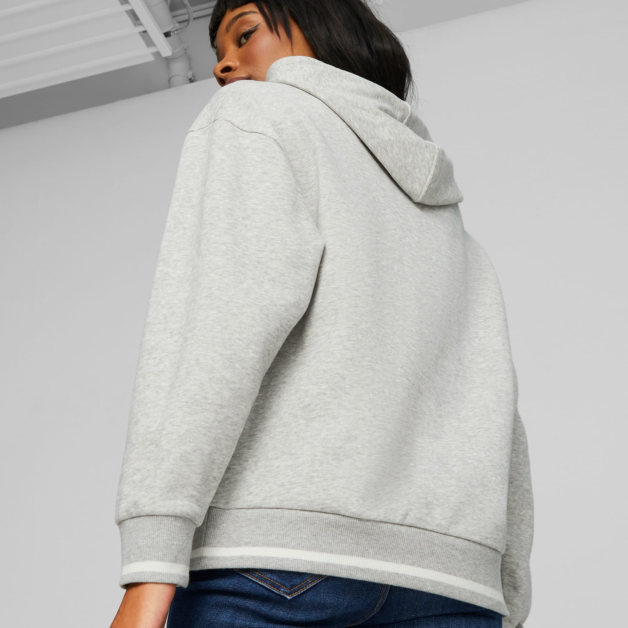 Puma grey jumper womens best sale