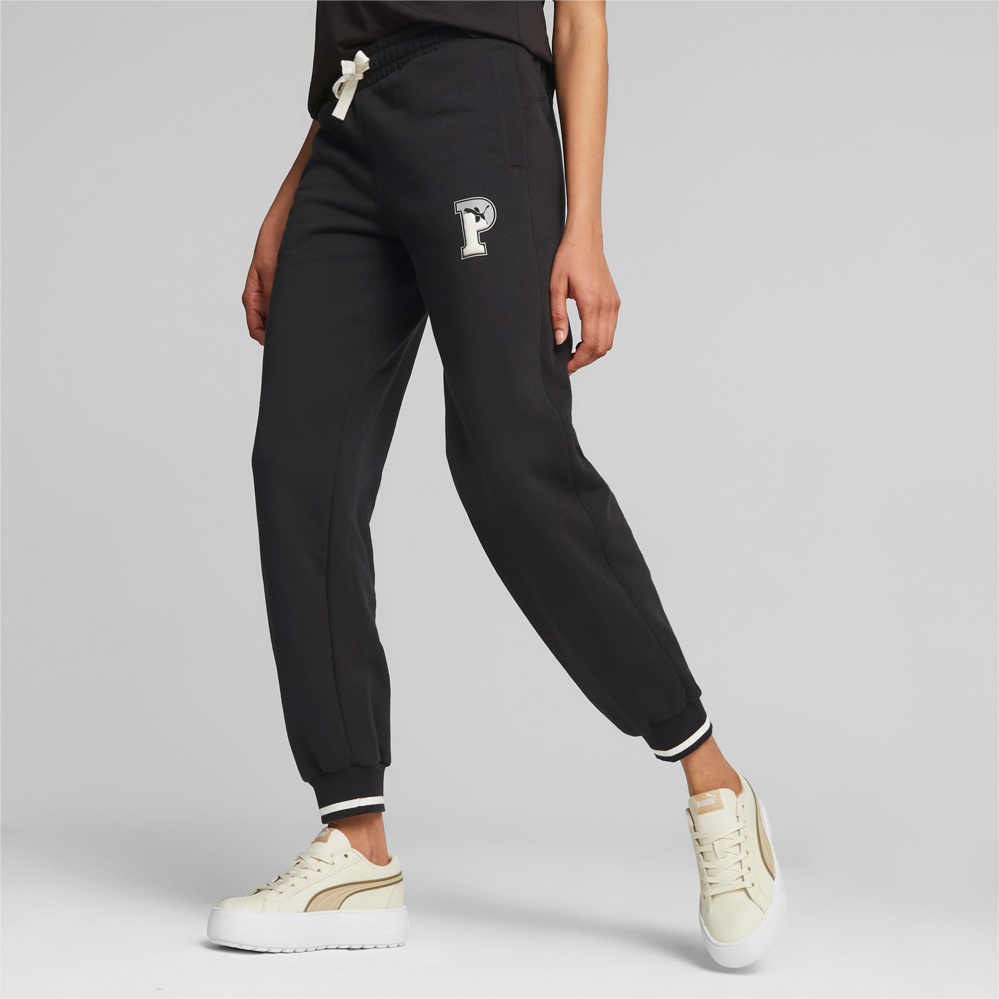 Buy Puma SQUAD Women Black Sweatpants Online