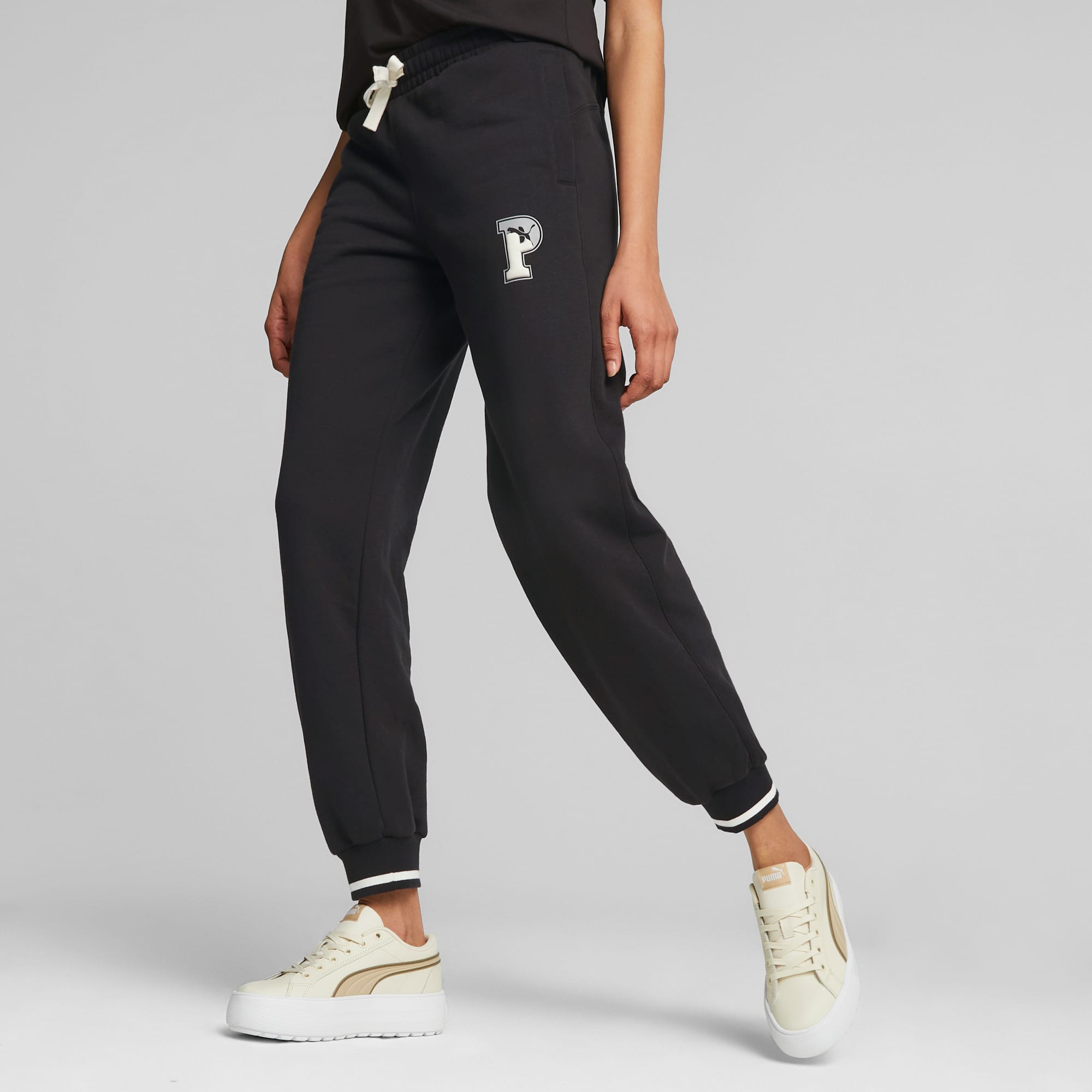 PUMA SQUAD Women's Sweatpants, PUMA Black, PUMA Shoes