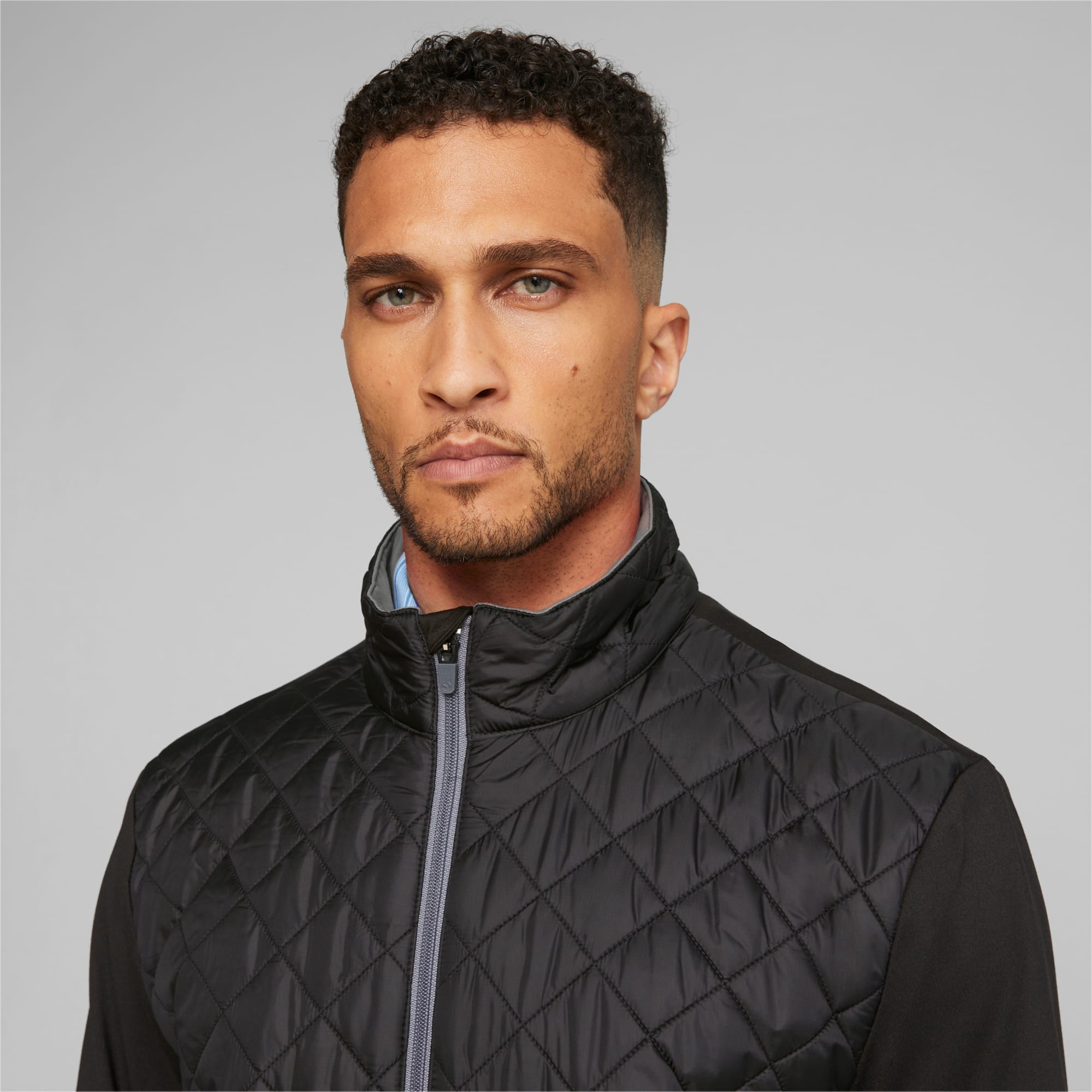 Puma quilted golf jacket clearance