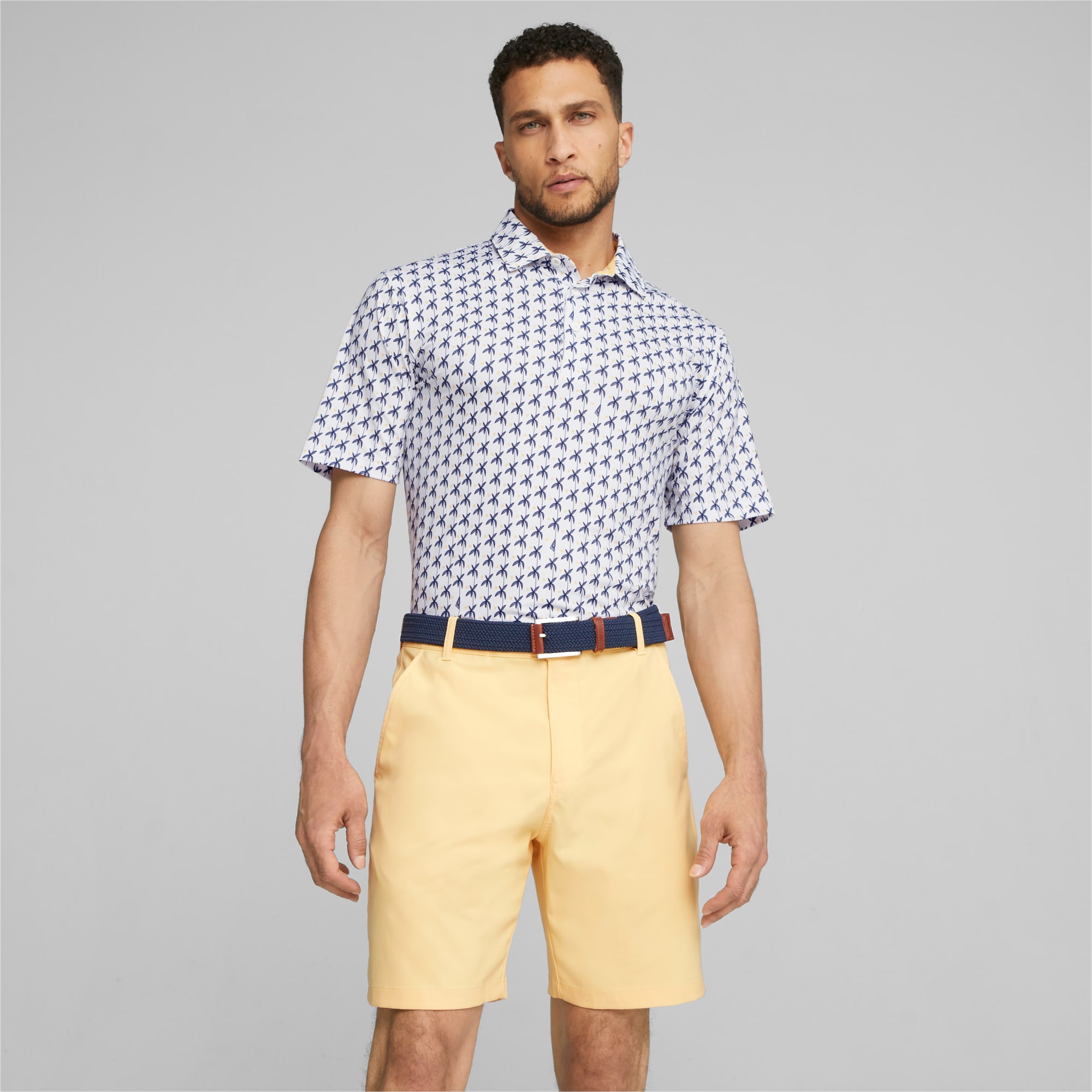 MATTR Palms Men s Golf Polo blue PUMA