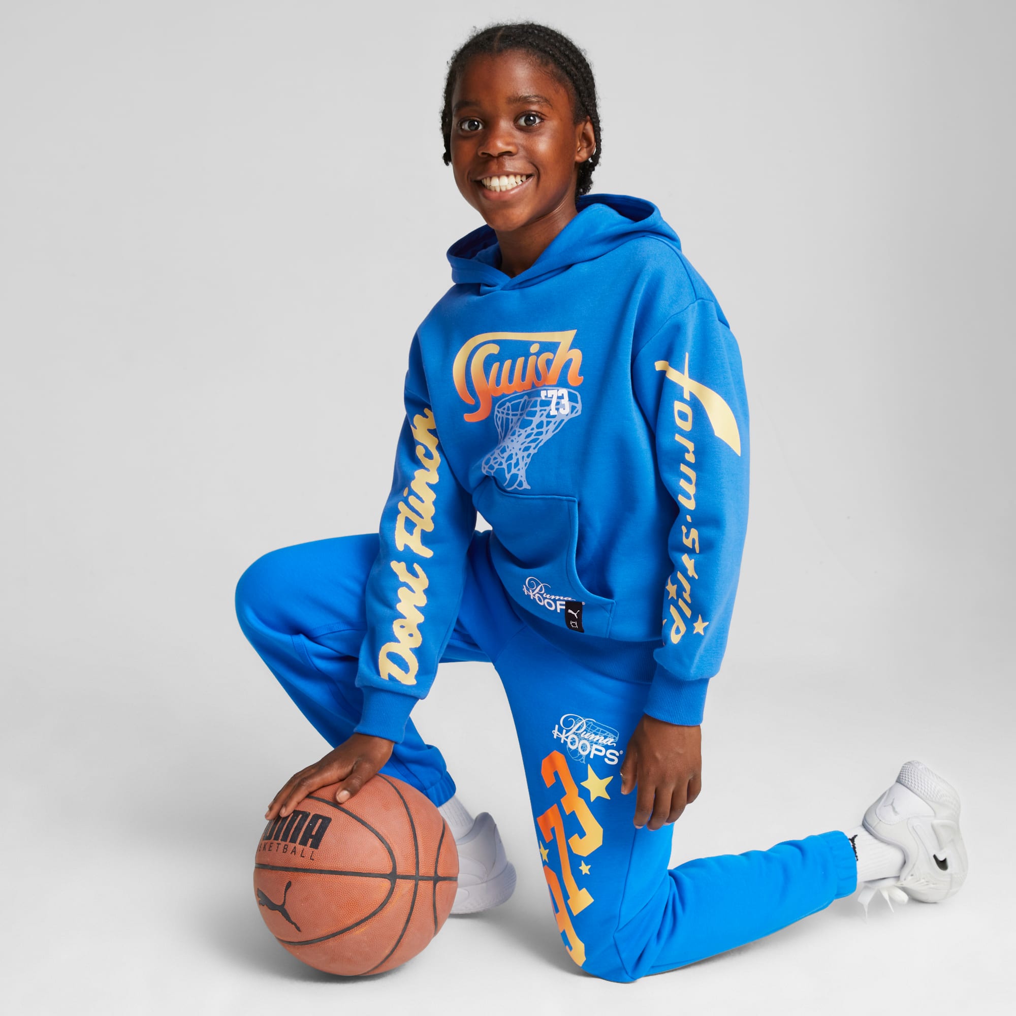 Basketball Swish Big Kids Boys Hoodie PUMA
