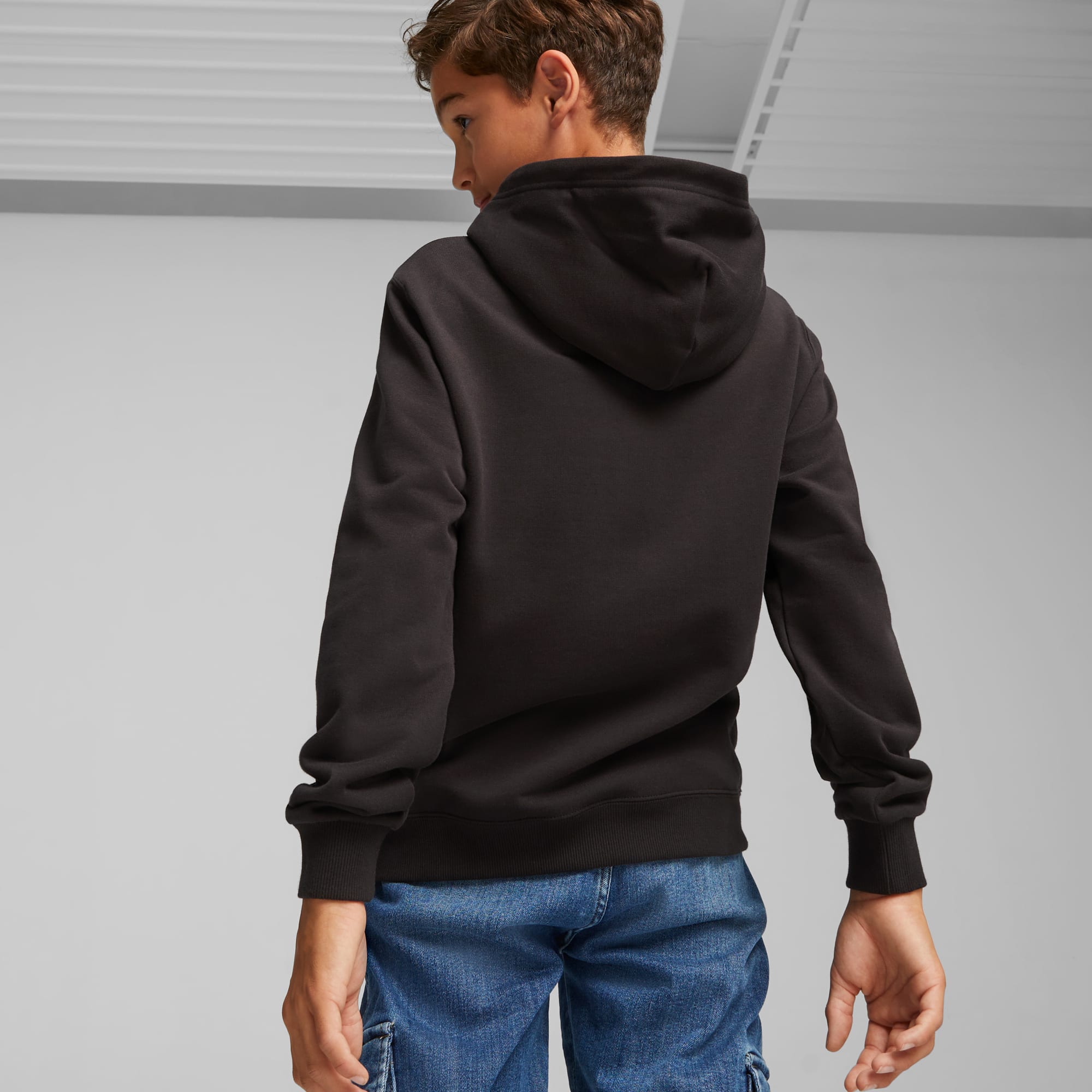 Boys hoodie black clearance