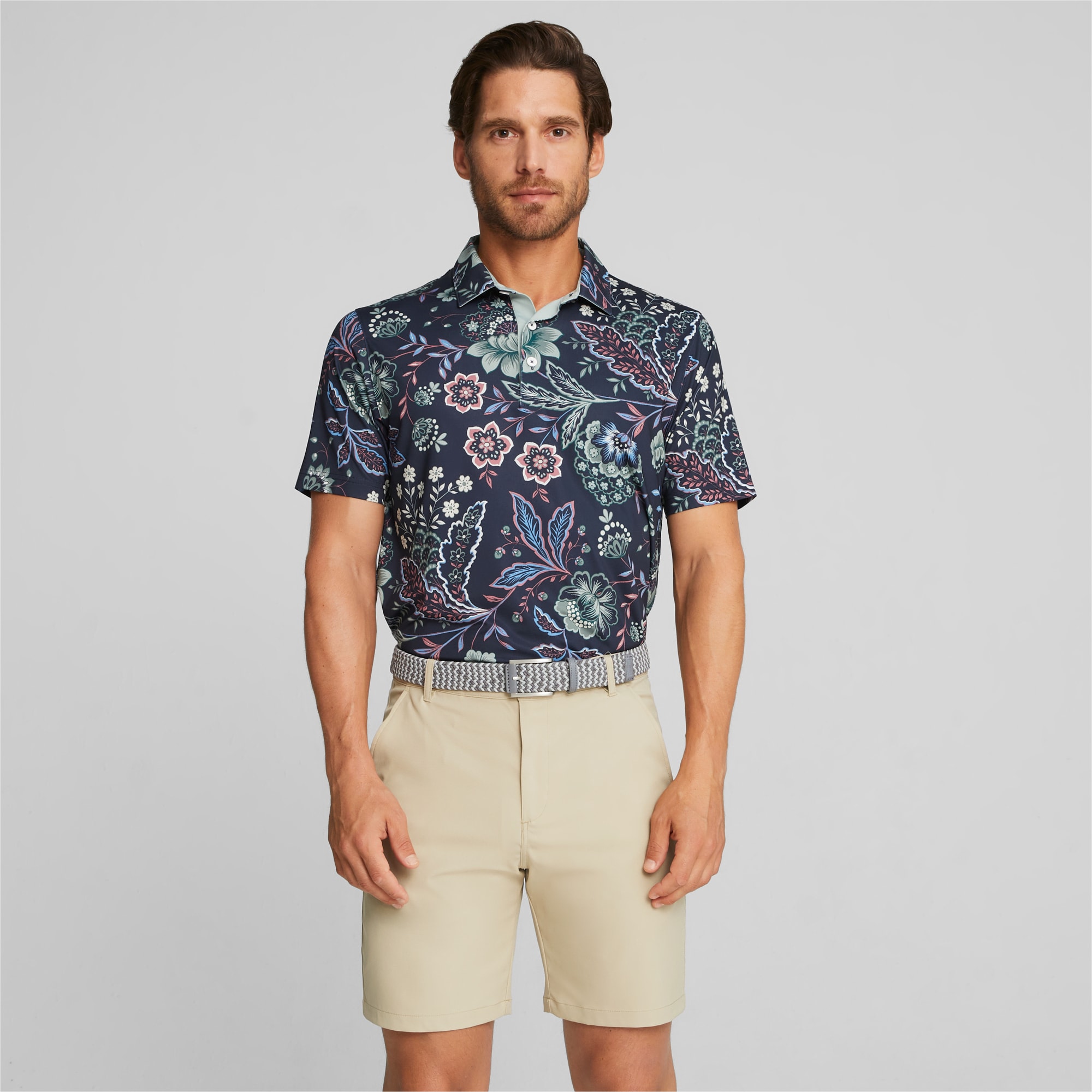Green puma golf shirt deals