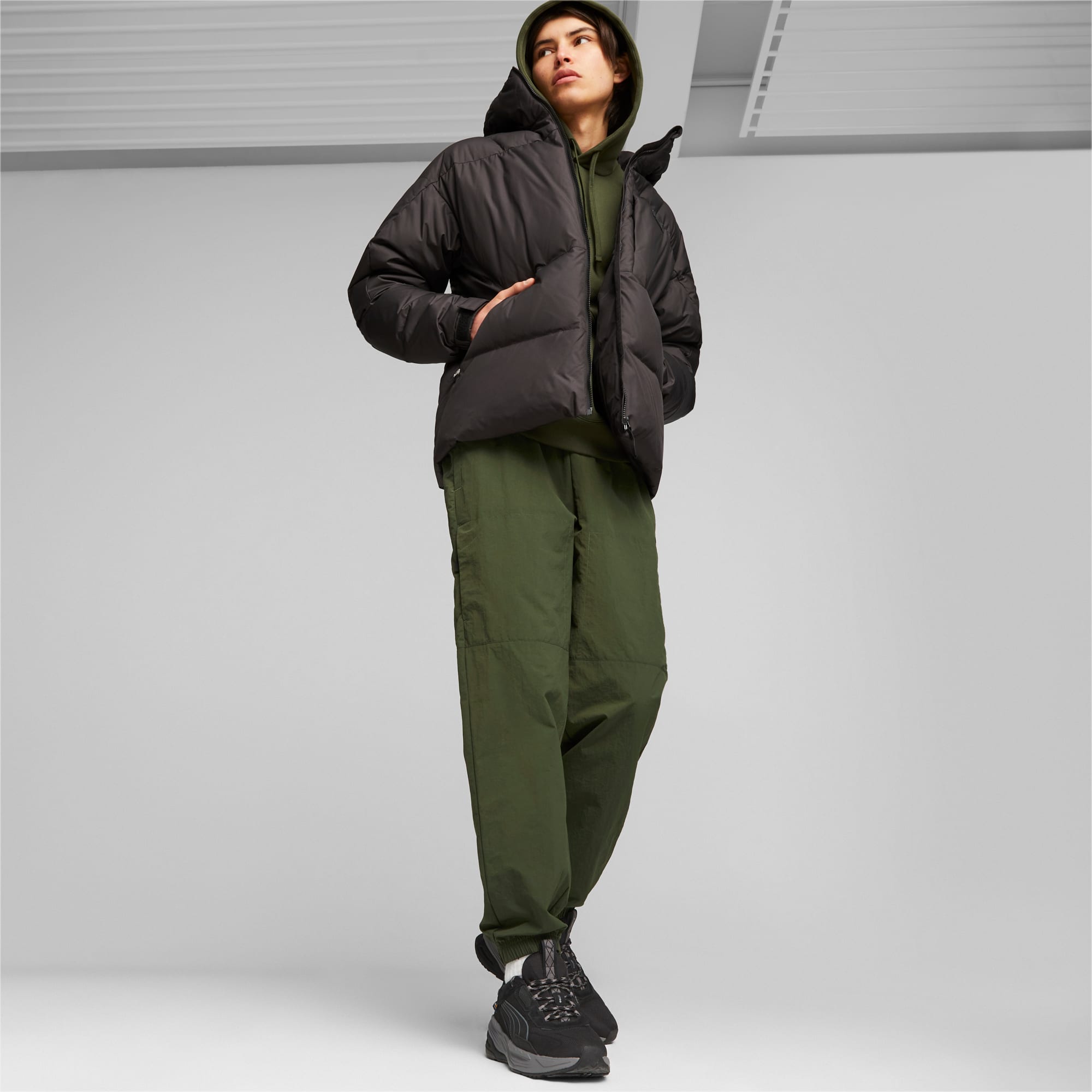 Puma longline down jacket top