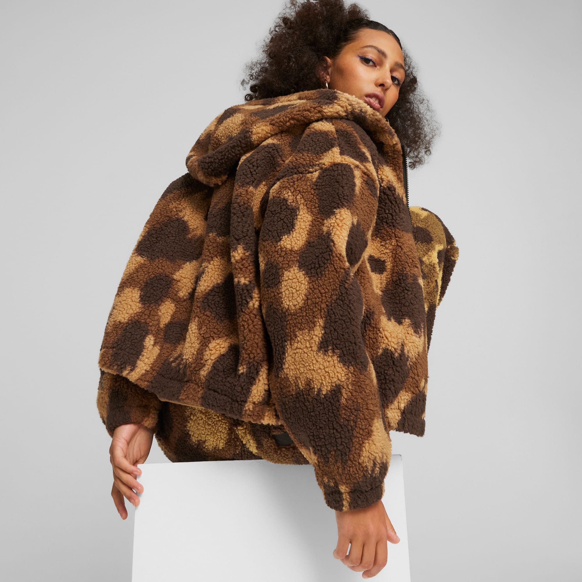 Downtown Women s Sherpa Jacket PUMA