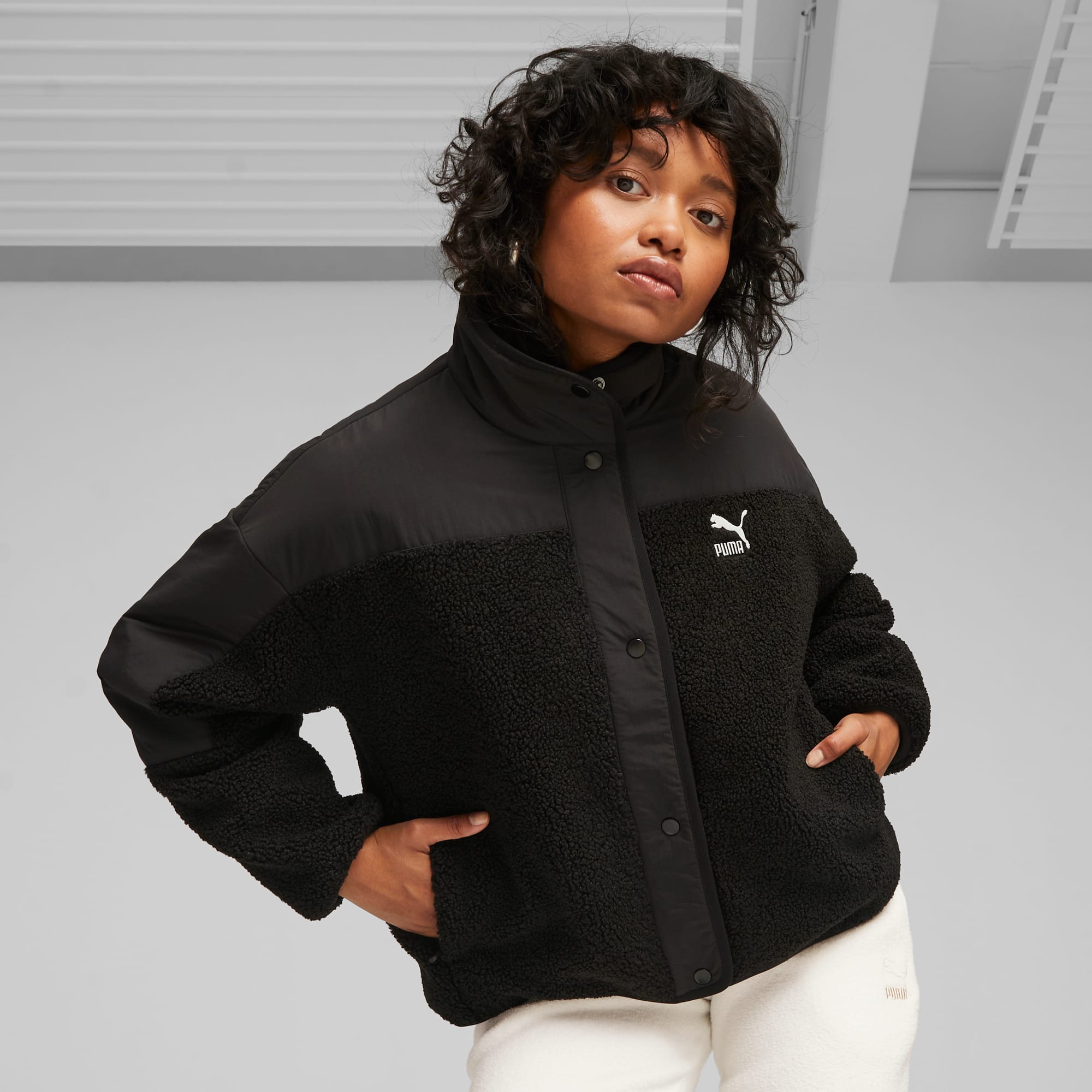 Classics Women s Sherpa Jacket PUMA