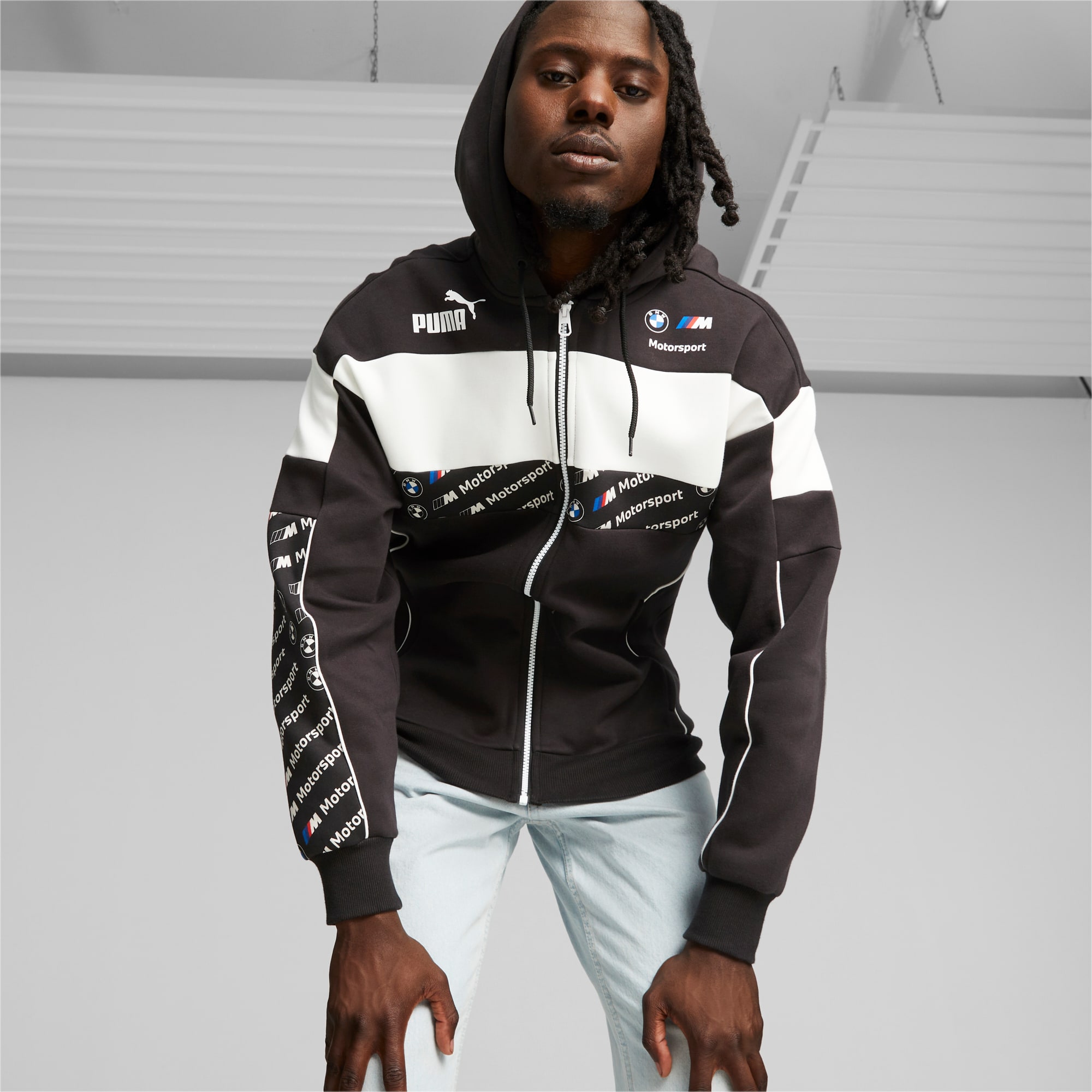 BMW M Motorsport Slim Fit Men's Track Jacket