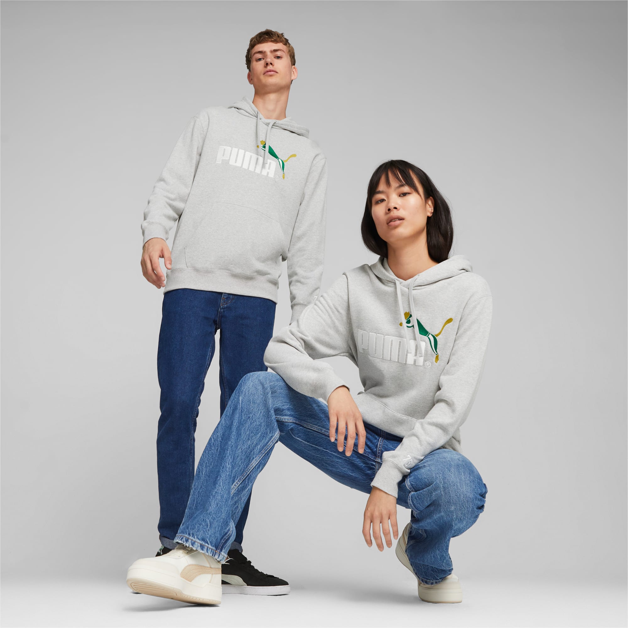 Puma sweatshirts no hood cheap