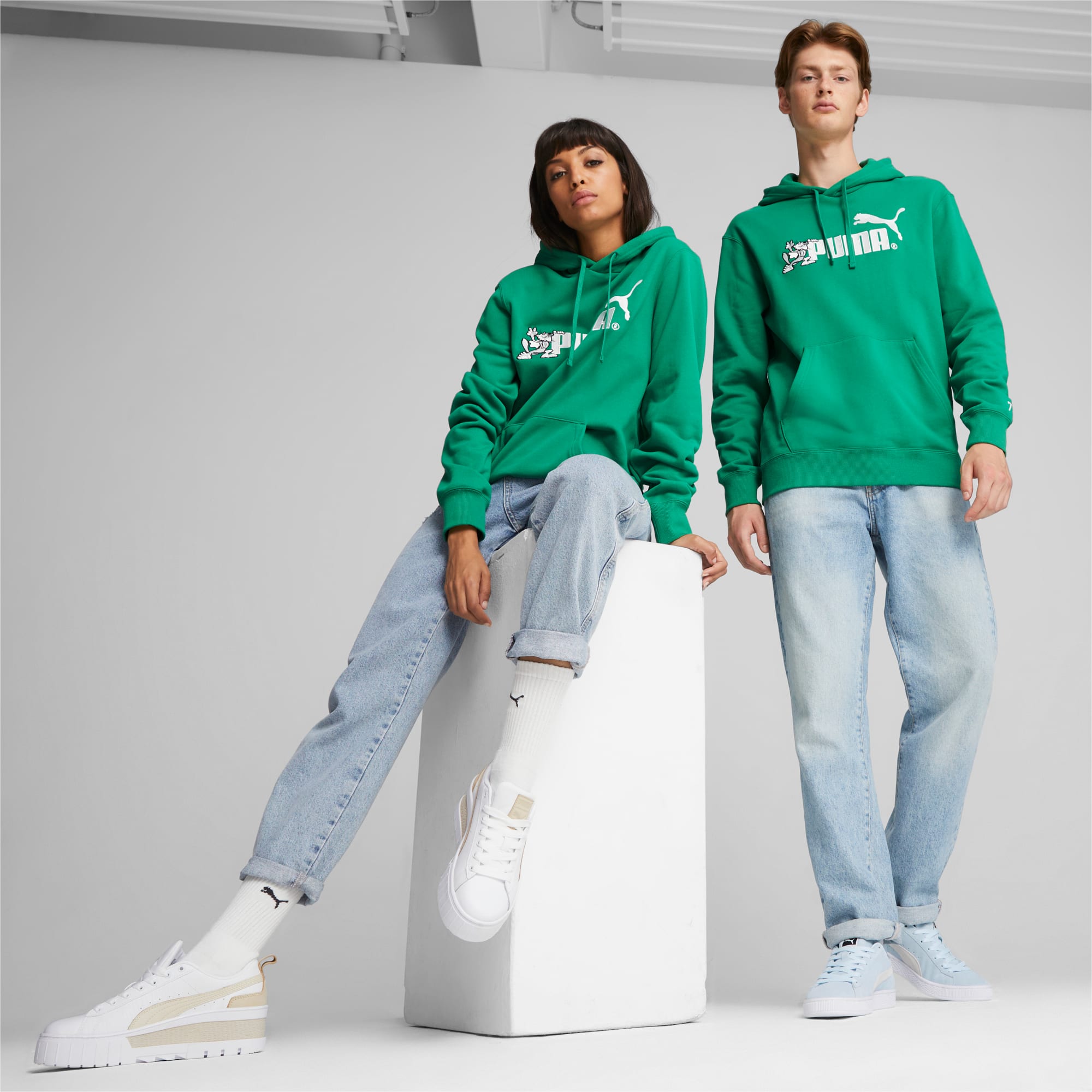 NO.1 LOGO Hoodie Archive Green PUMA Shoes PUMA