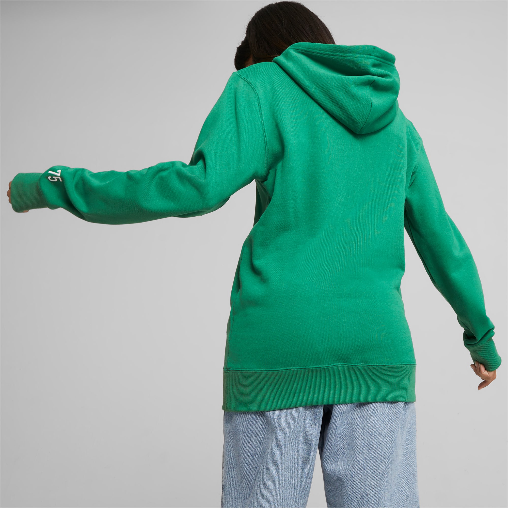 Puma green shoes hoodie top