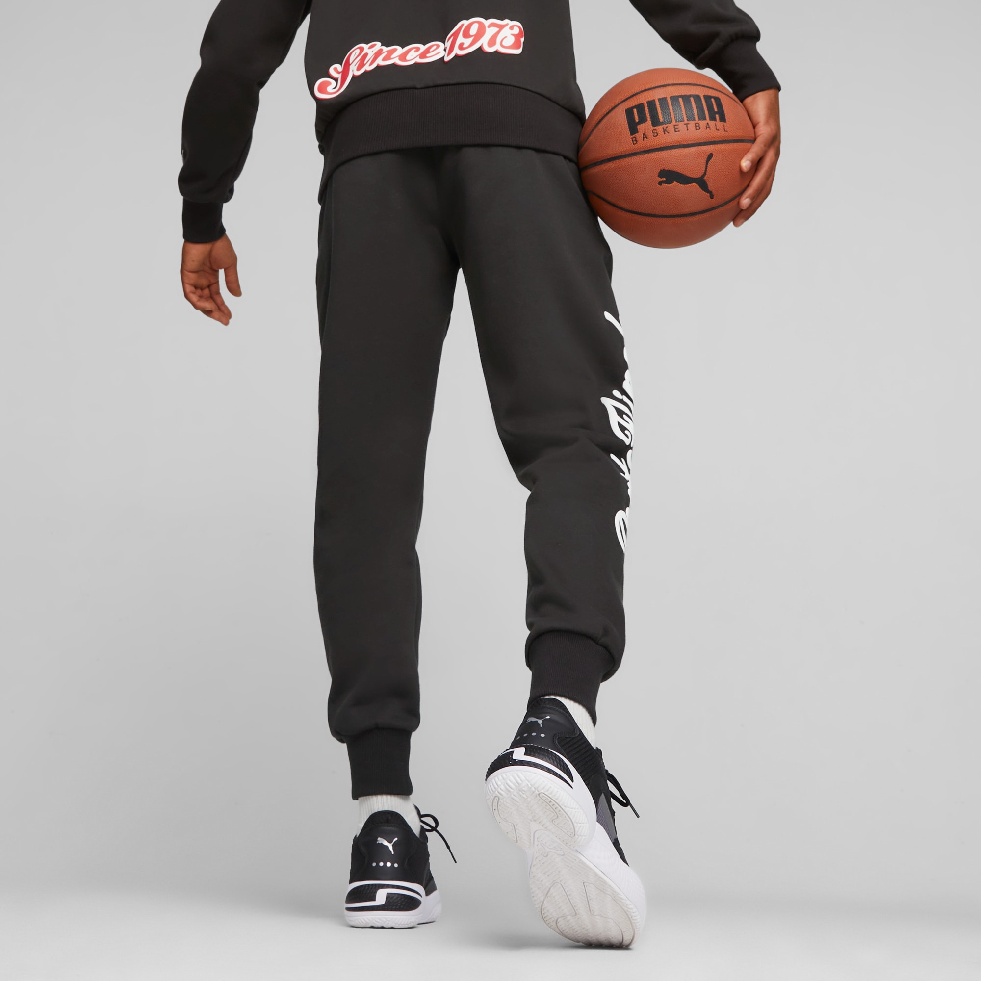 DYLAN Men s Basketball Sweatpants PUMA Black PUMA SHOP ALL PUMA PUMA