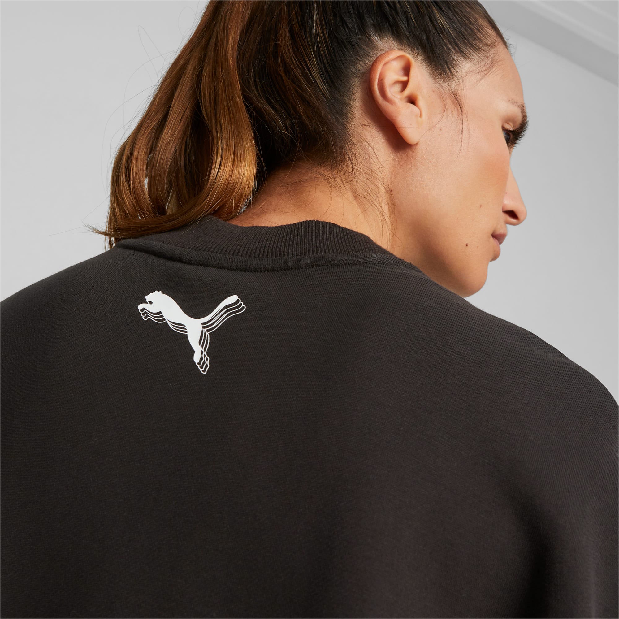 Gold Standard Women's Basketball Sweatshirt | PUMA Black | PUMA Shoes | PUMA