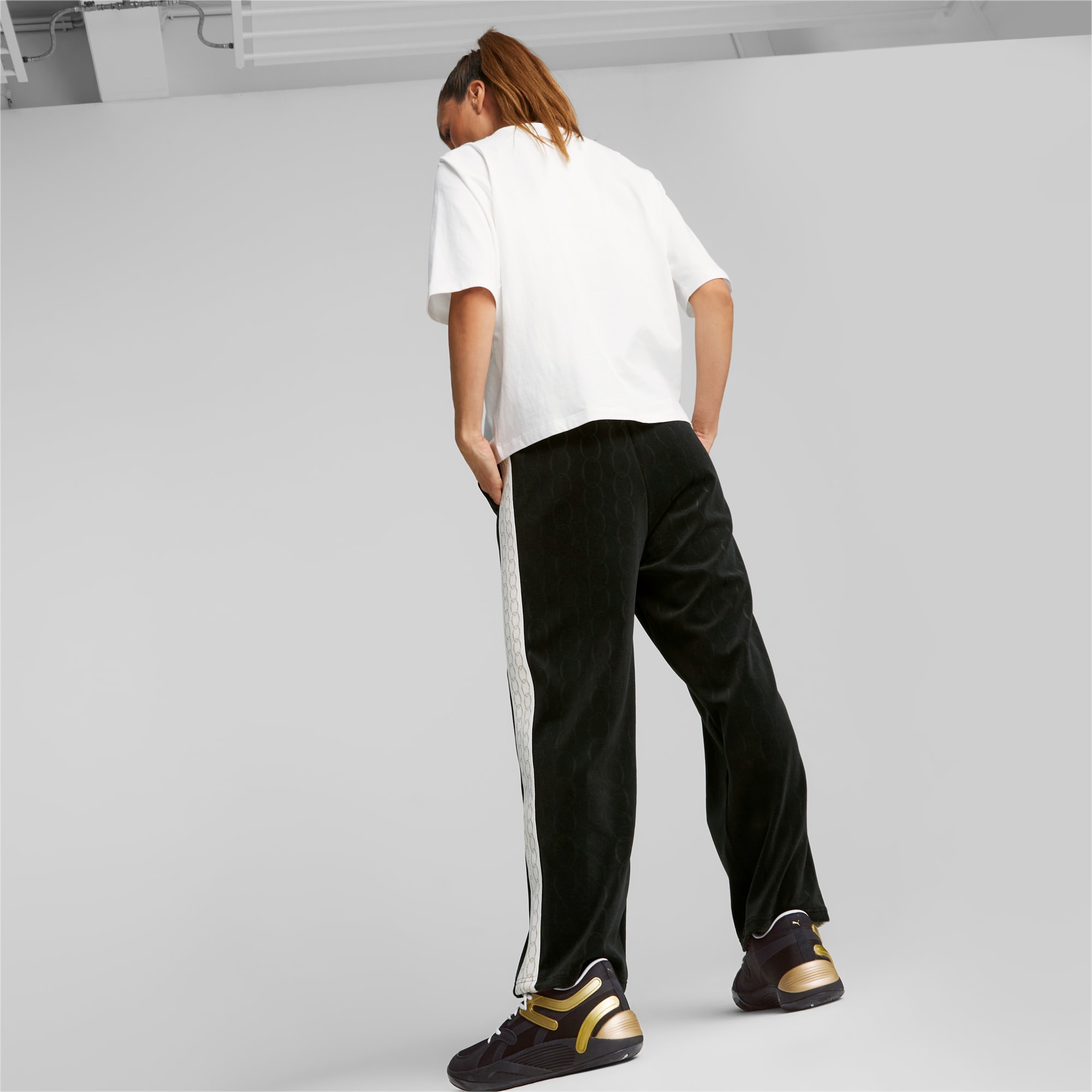 Adidas originals womens bb tracksuit bottoms black online