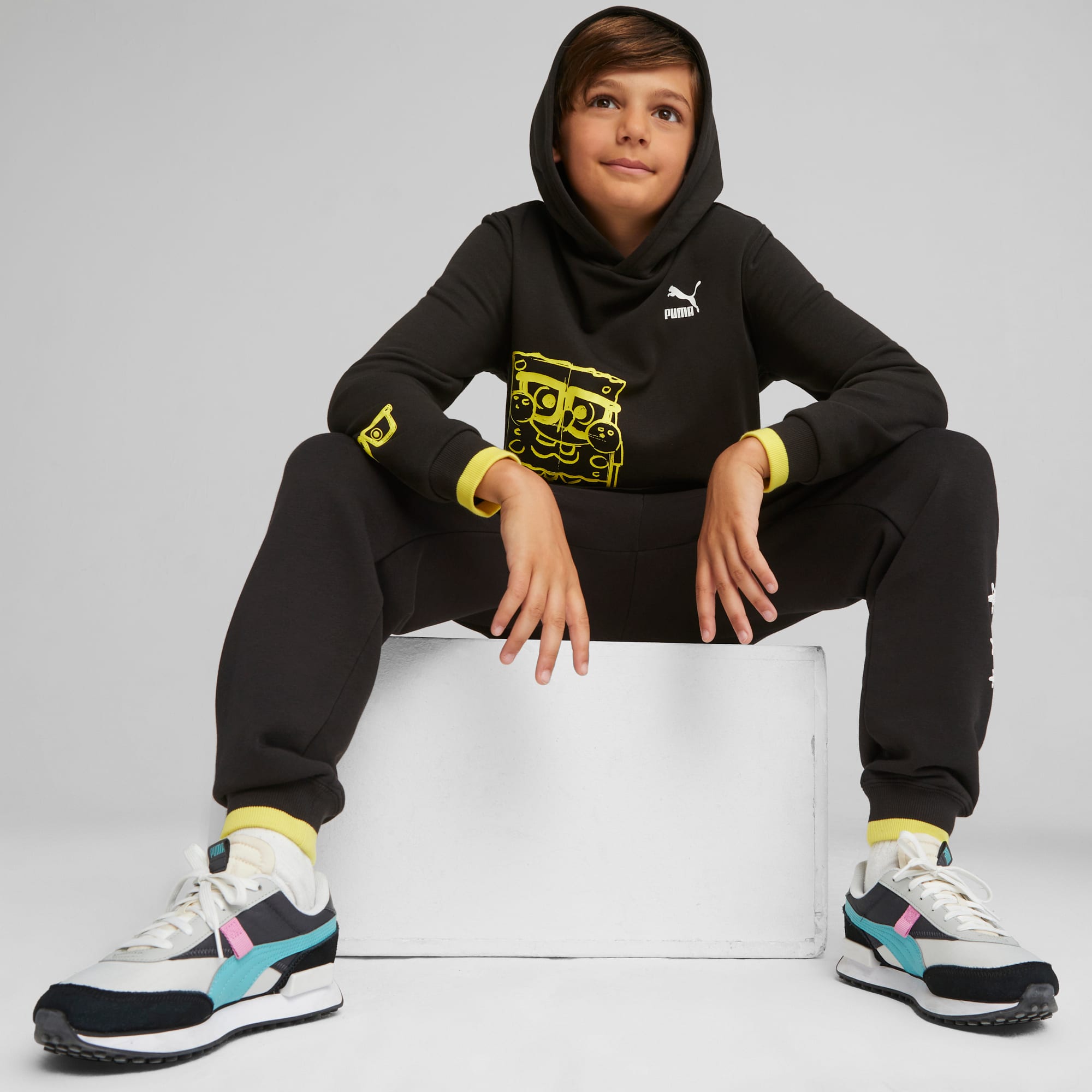 Youth spongebob hoodie top
