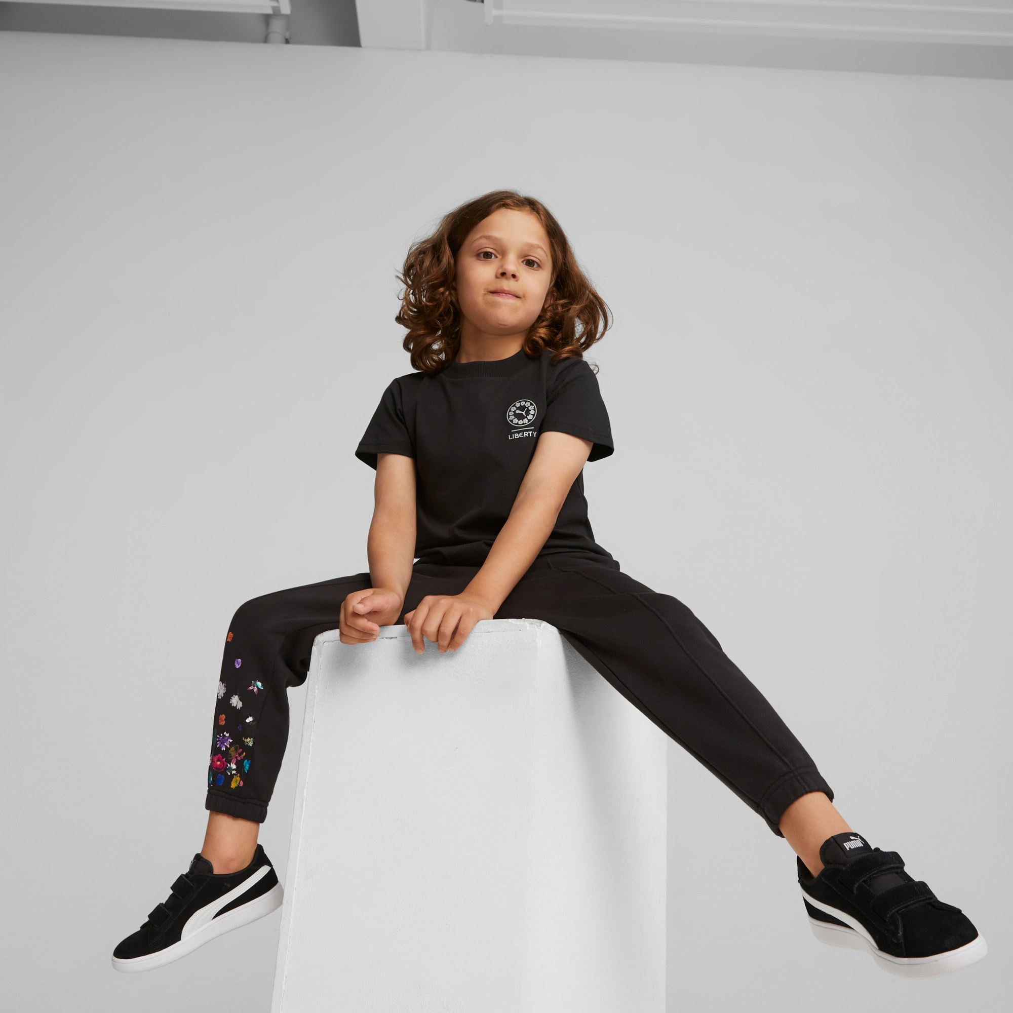 Puma Kids Pink Solids Sweatpants