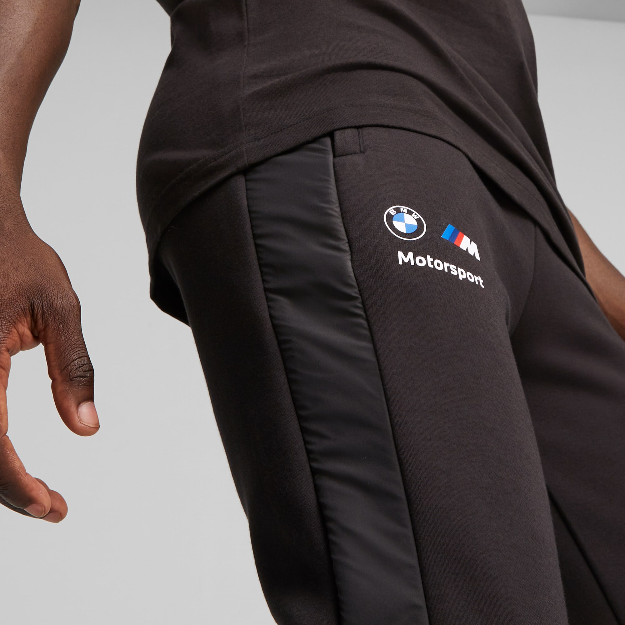 Shop Puma Bmw Mms Mt7 Slim Track Pants Blue