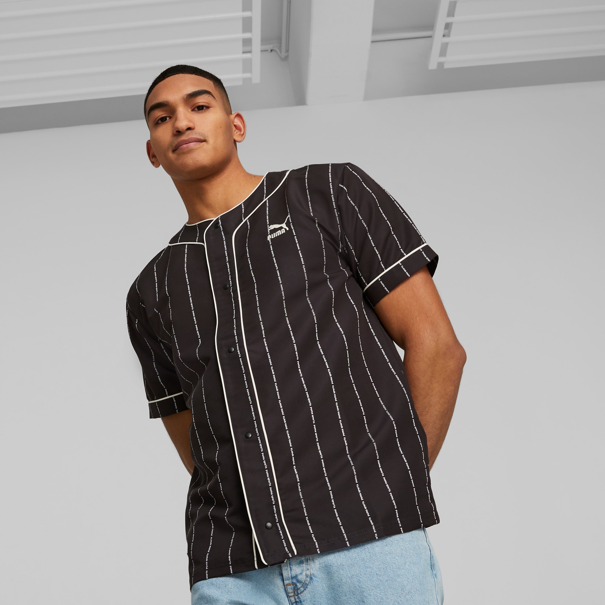 PUMA TEAM Men s Baseball Jersey PUMA