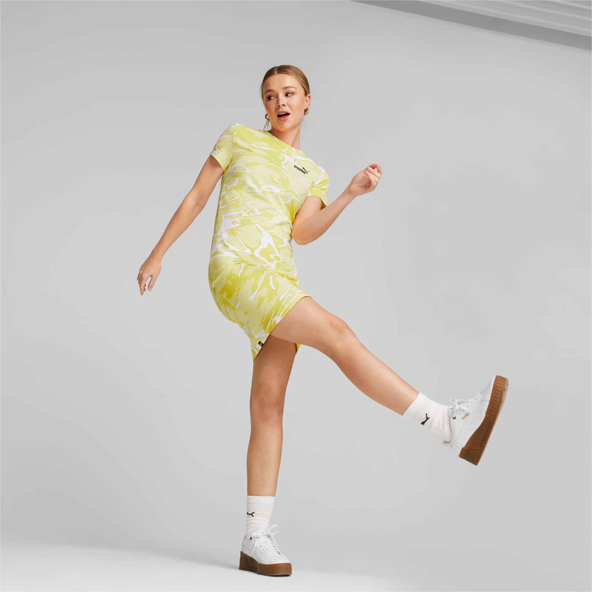 Summer Splash Printed Dress Women