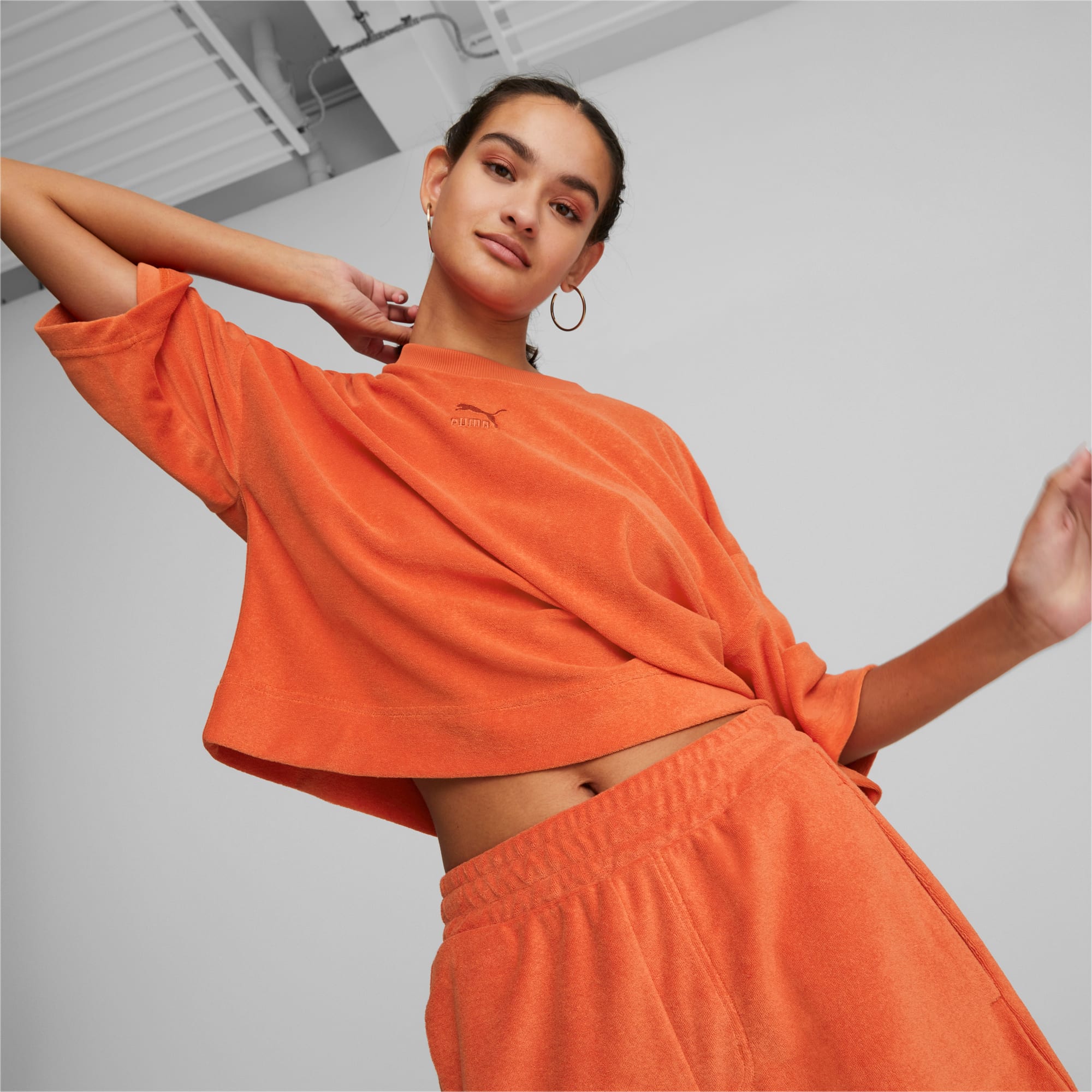 Tee shirt puma femme orange new arrivals