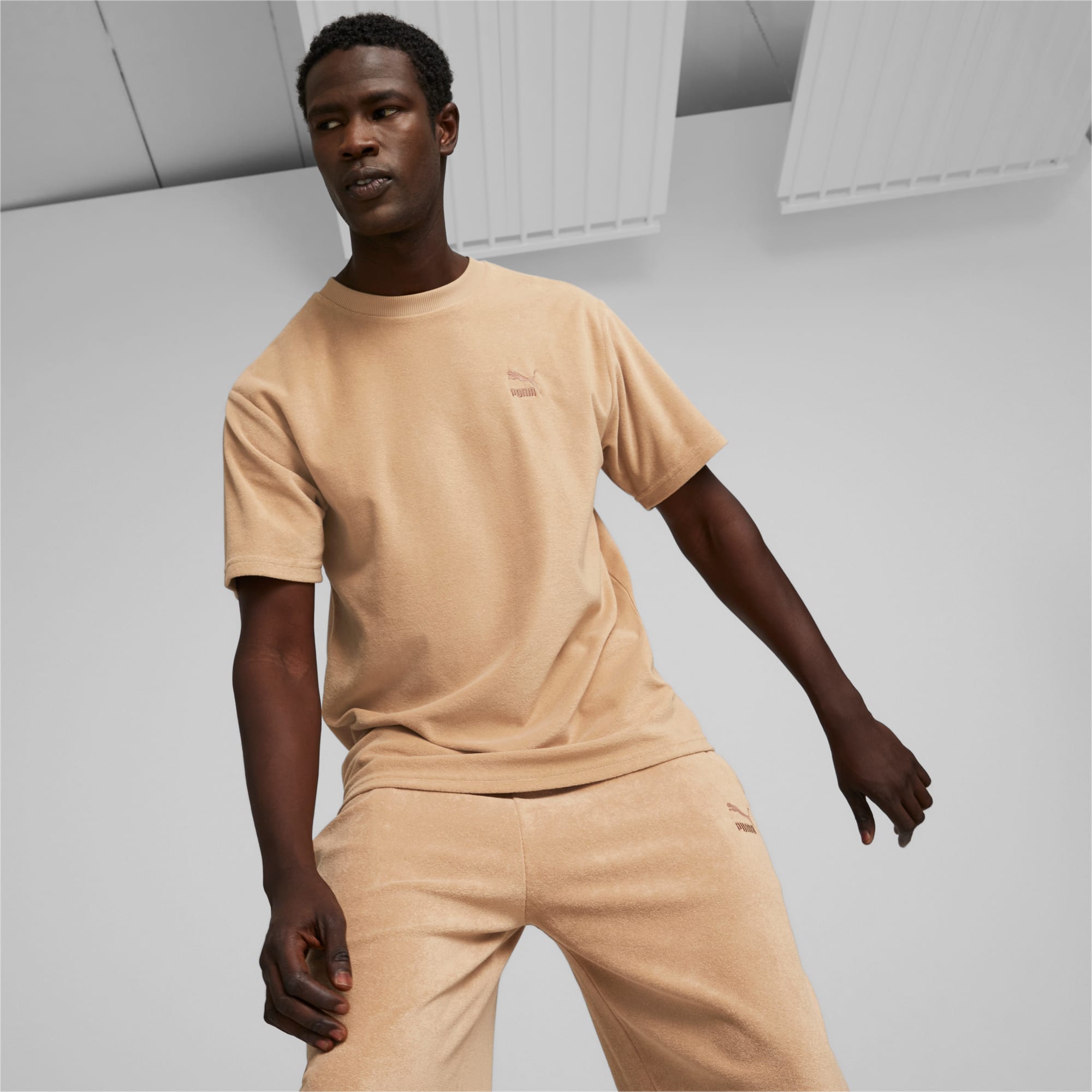 Puma towelling t shirt clearance