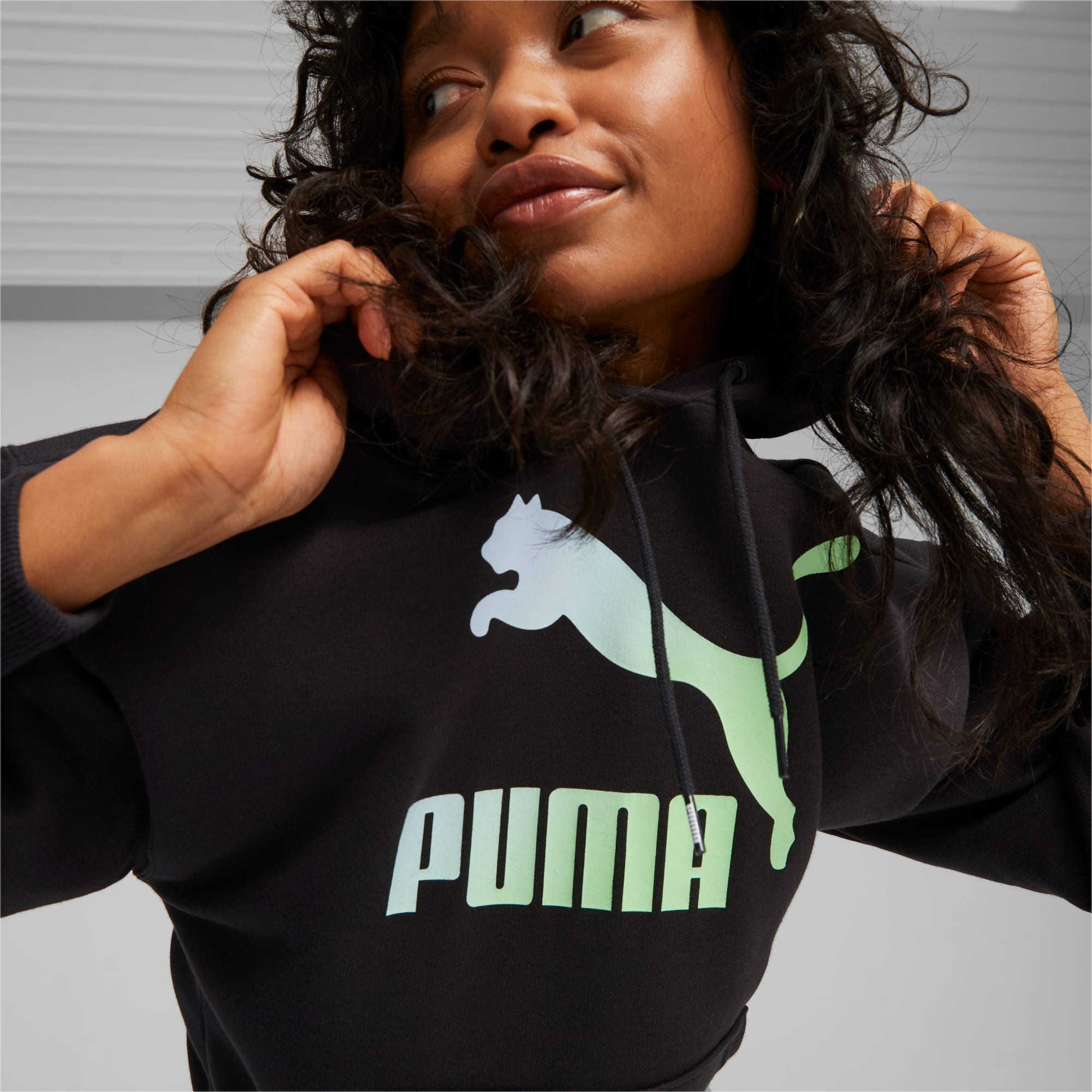 Sudadera Puma Mujer Classiscs Dama Negro 689-49