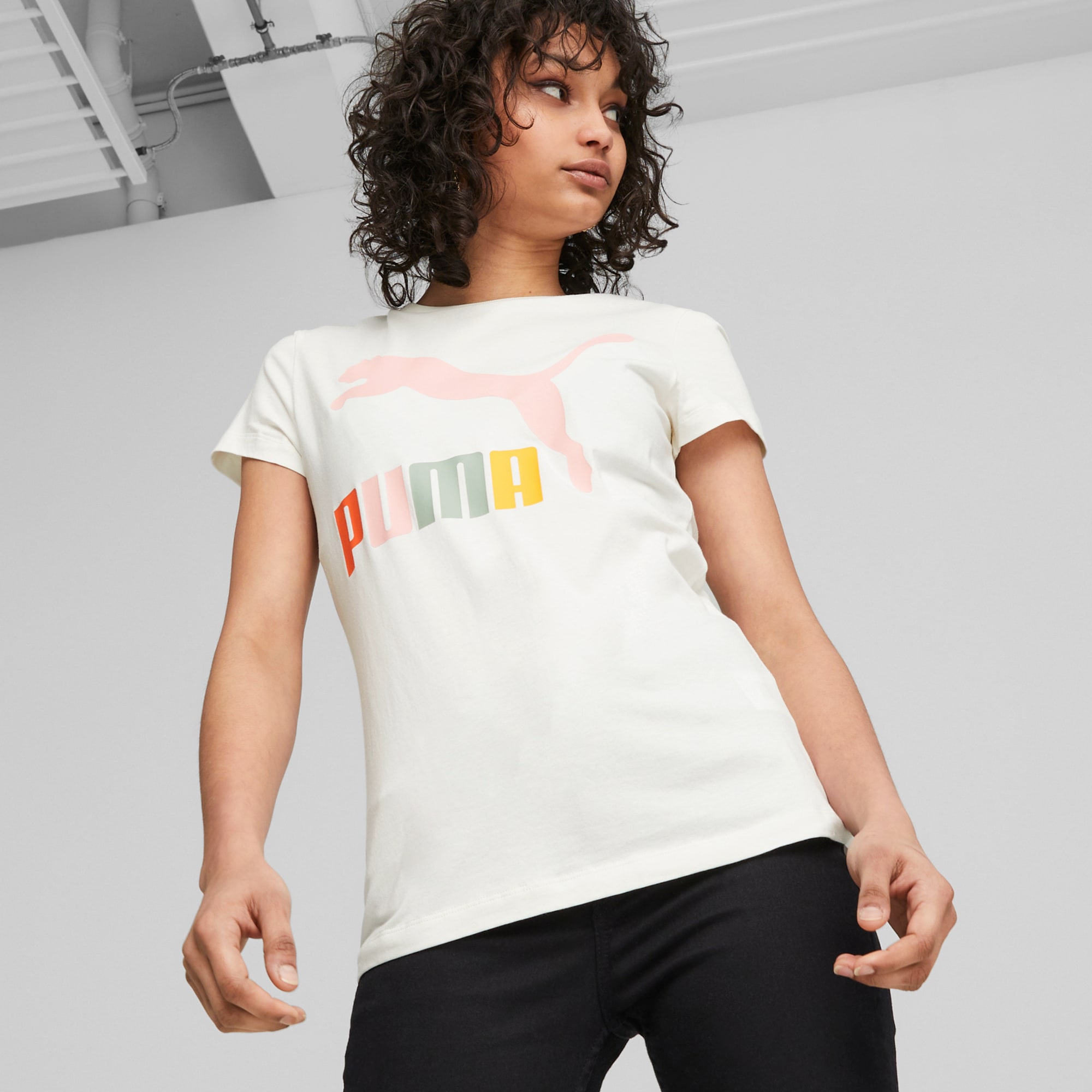 Puma classic logo t shirt top