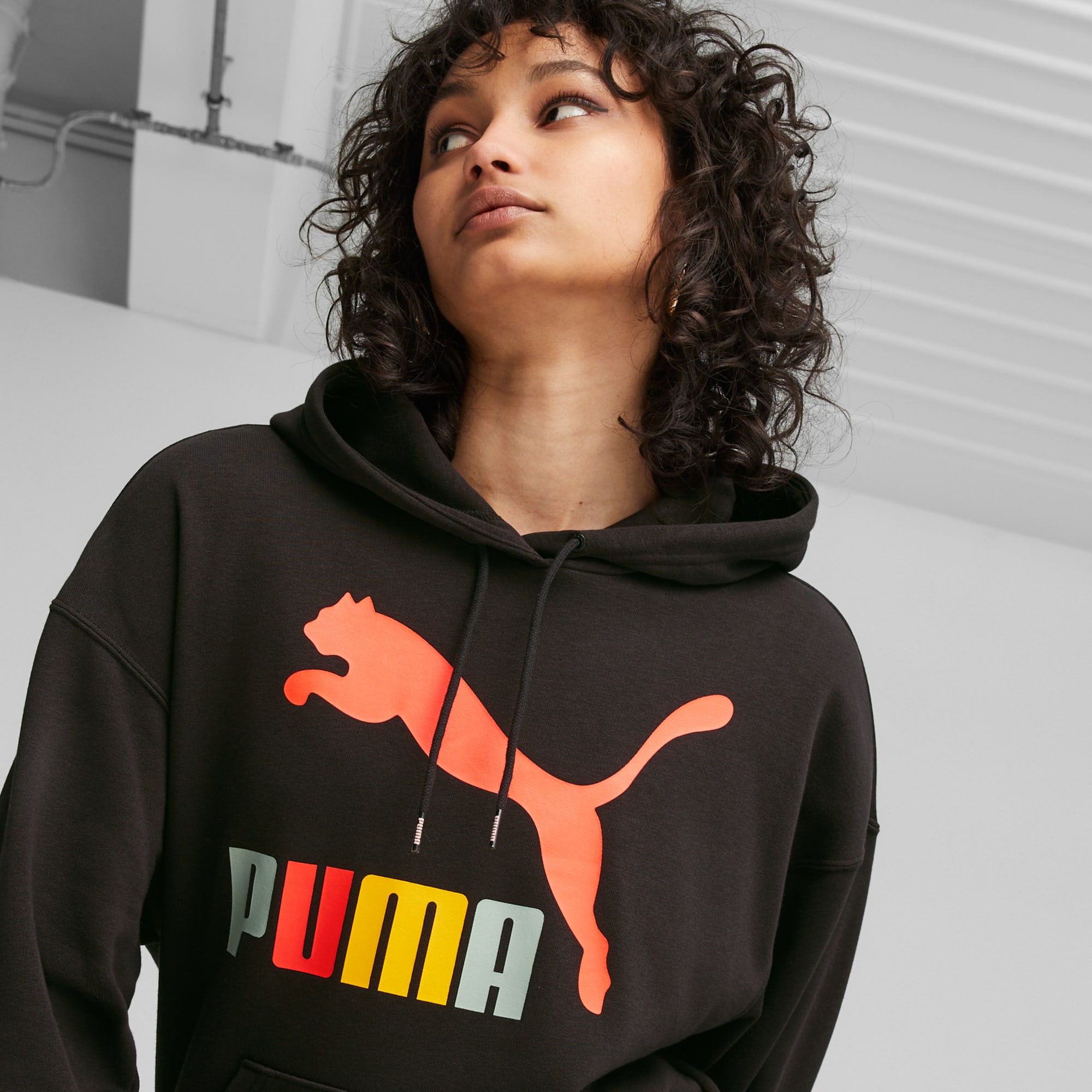 Rose gold puma hoodie sales