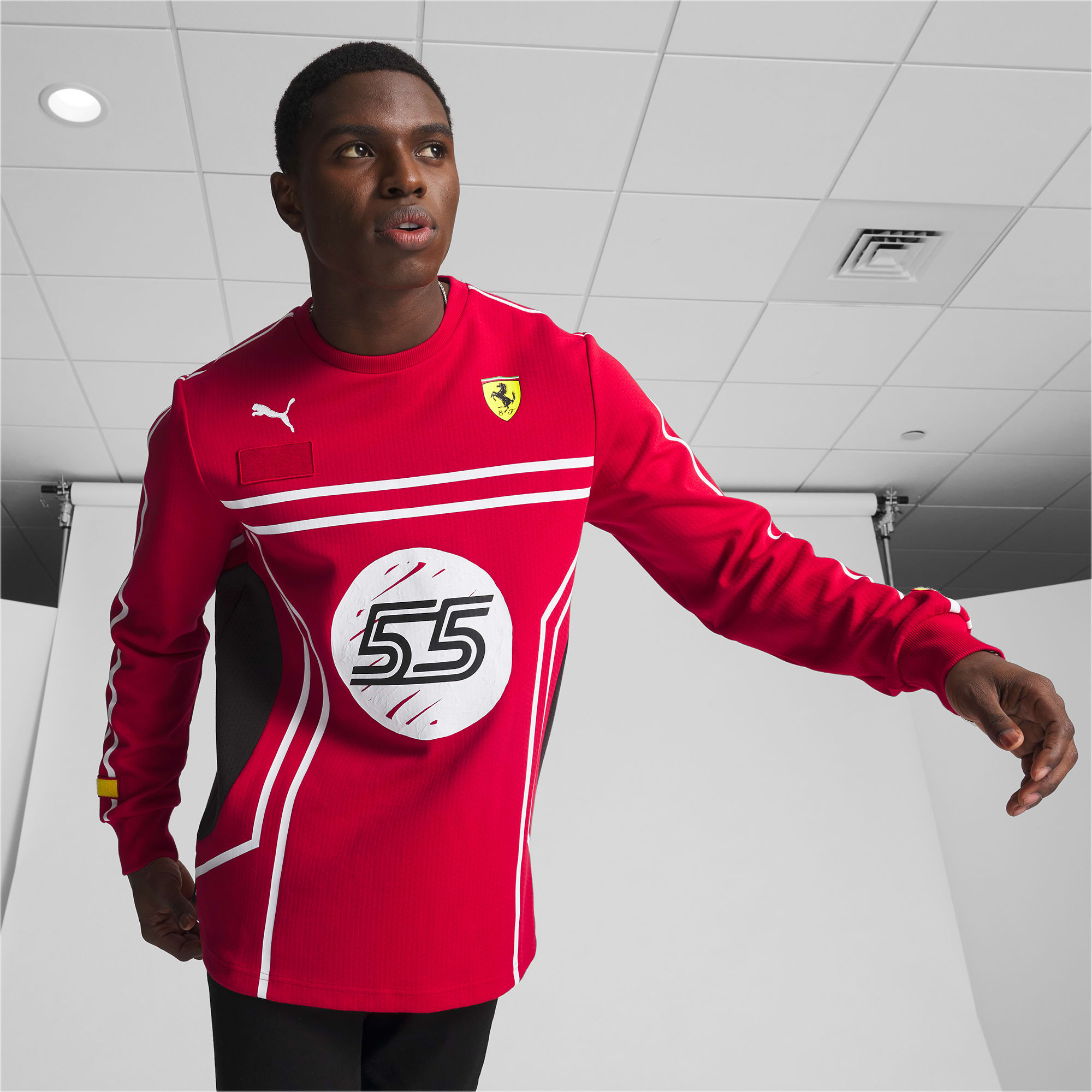 Scuderia Ferrari x Joshua Vides Mesh Shirt PUMA