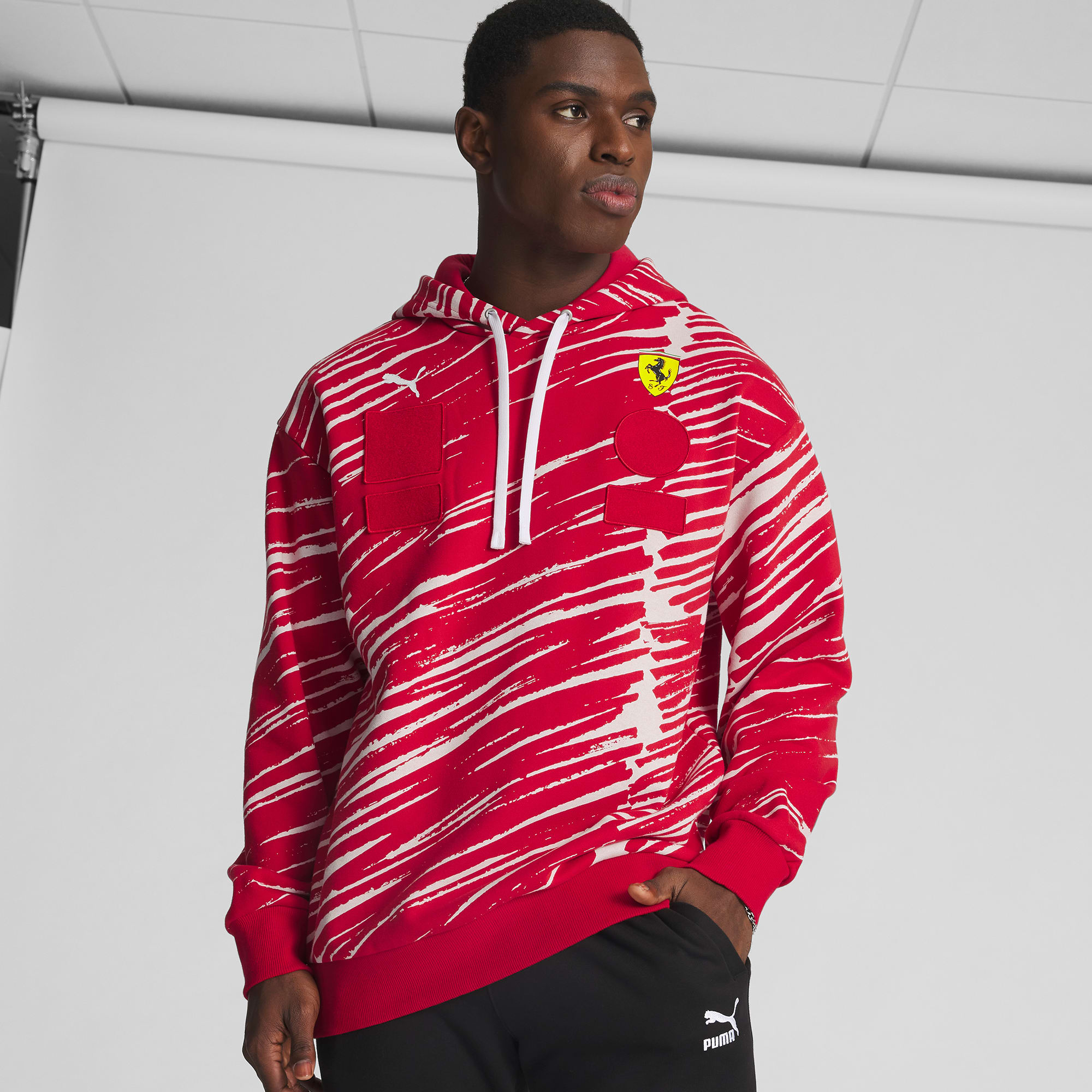 Sudadera puma rosa hombre discount