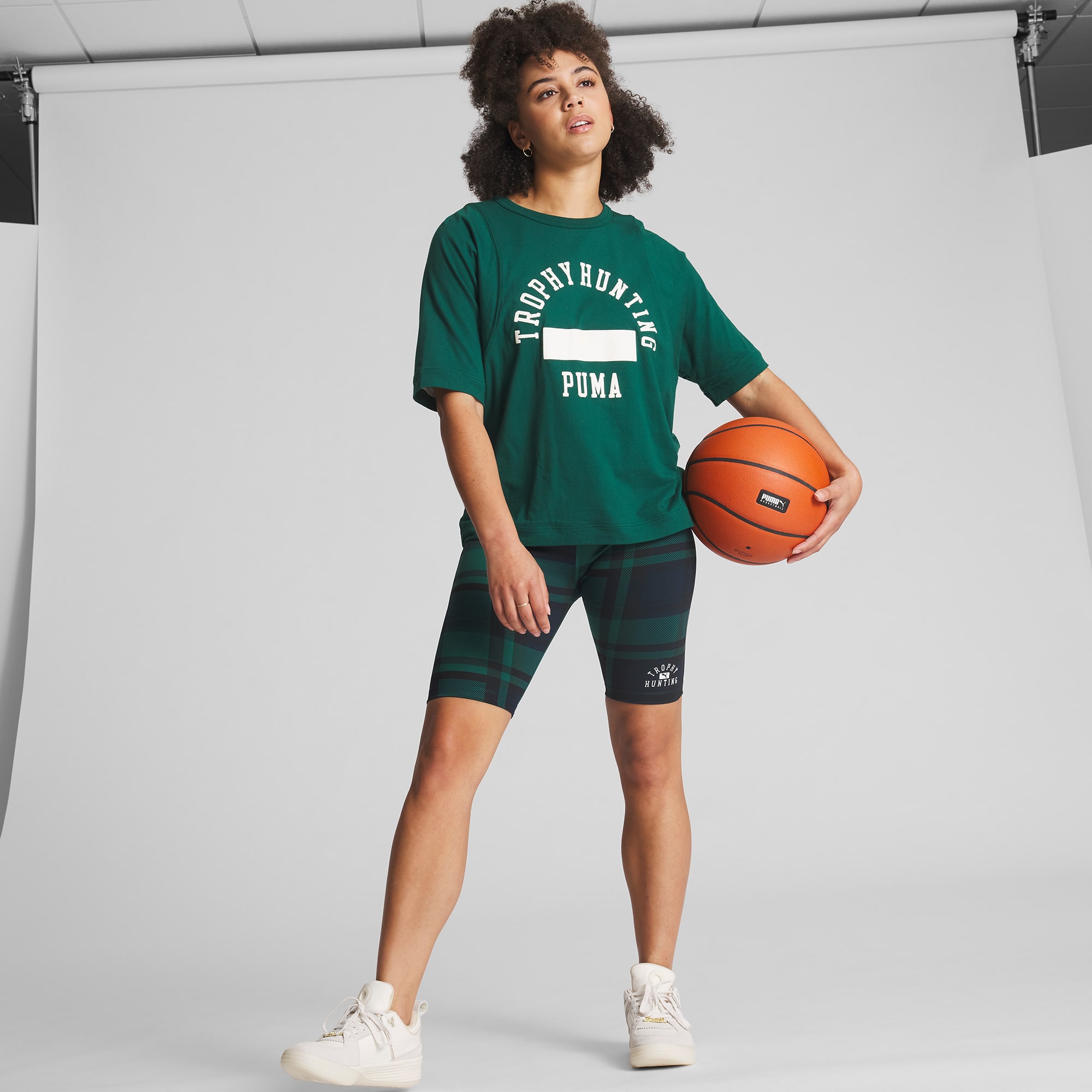 Shorts biker de basquetbol para mujer PUMA x TROPHY HUNTING PUMA